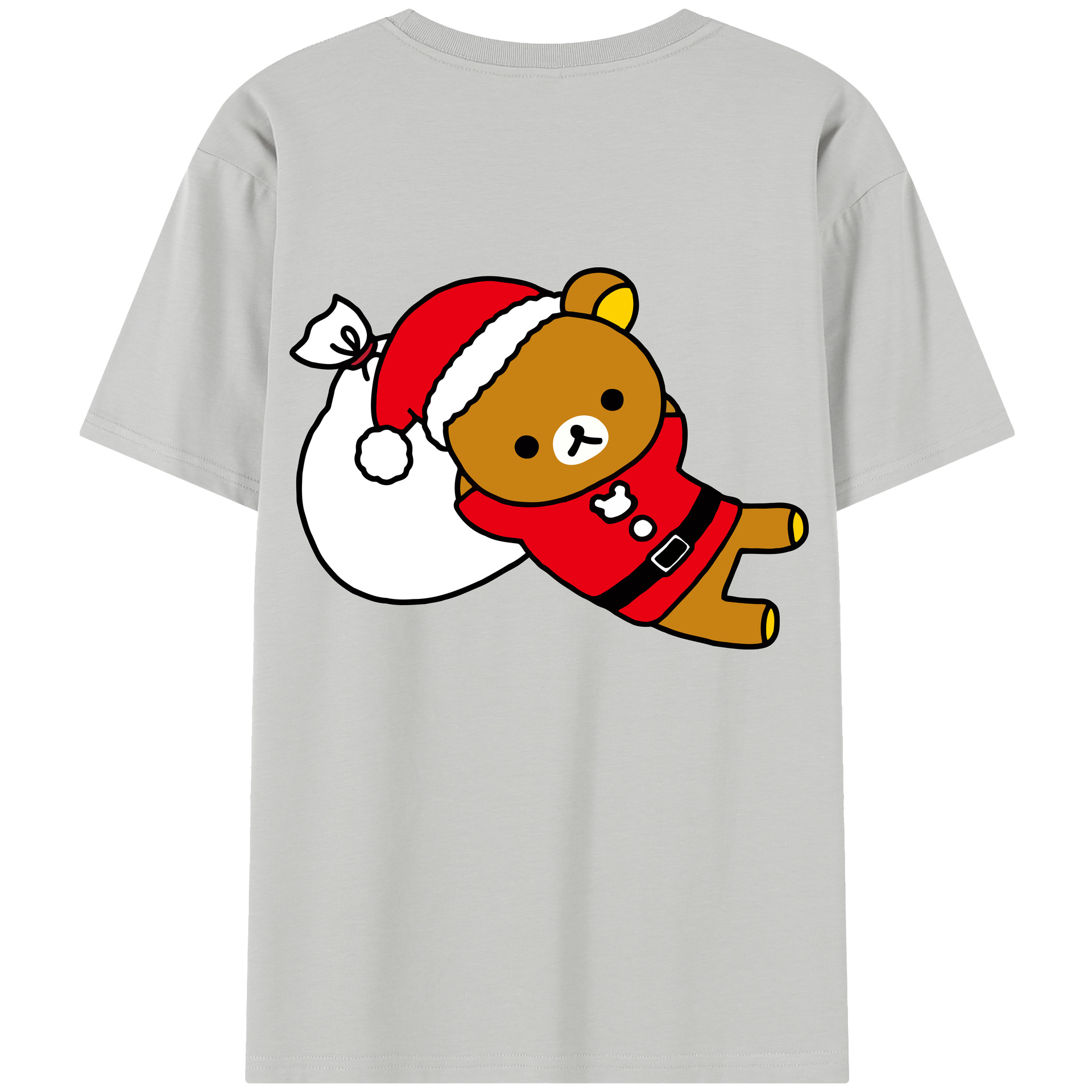 （画像用） リラックマ リラックマ キイロイトリ Rilakkuma Korilakkuma Kiiroitori レディース半袖Tシャツ(バックプリント)