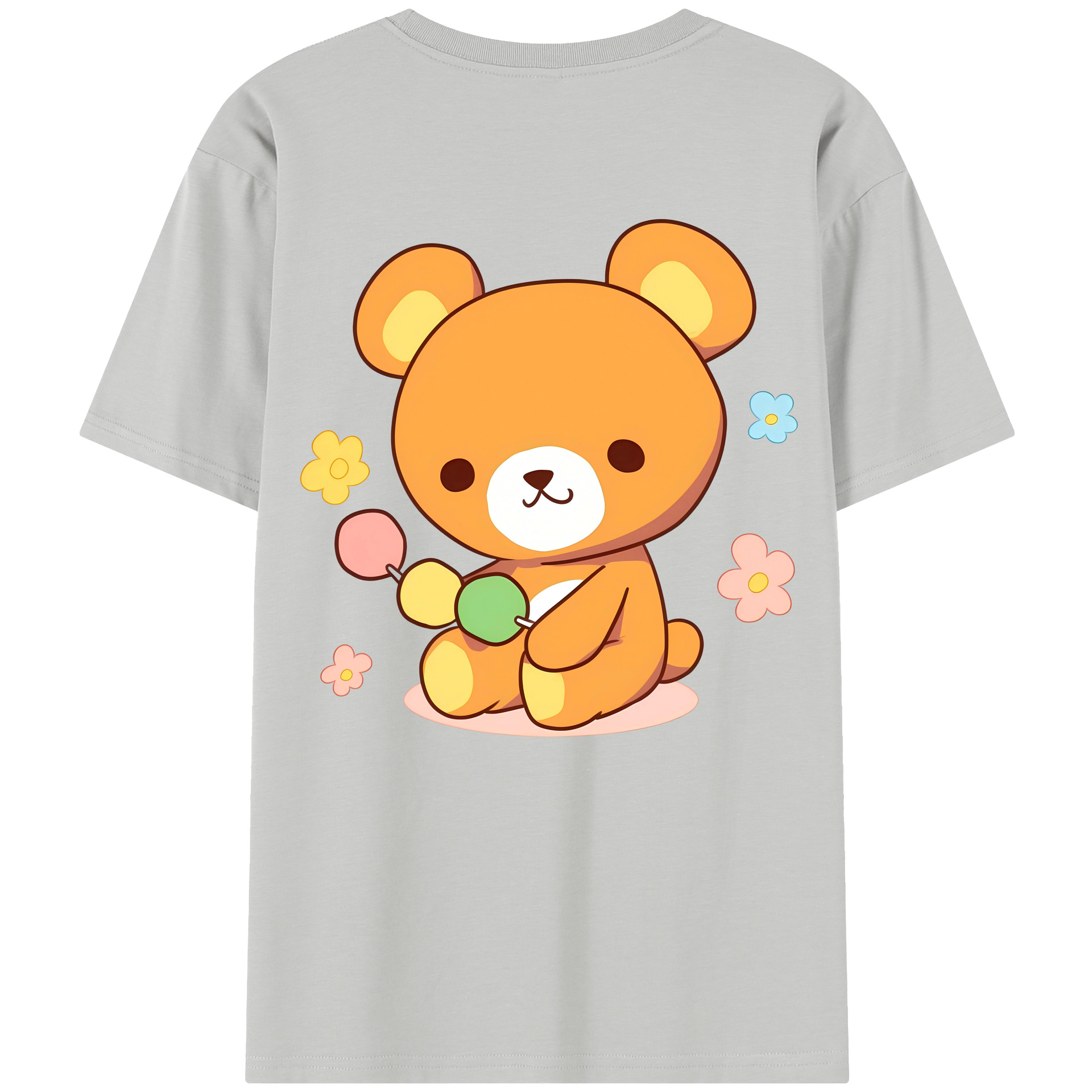 （画像用） リラックマ リラックマ キイロイトリ Rilakkuma Korilakkuma Kiiroitori レディース半袖Tシャツ(バックプリント)