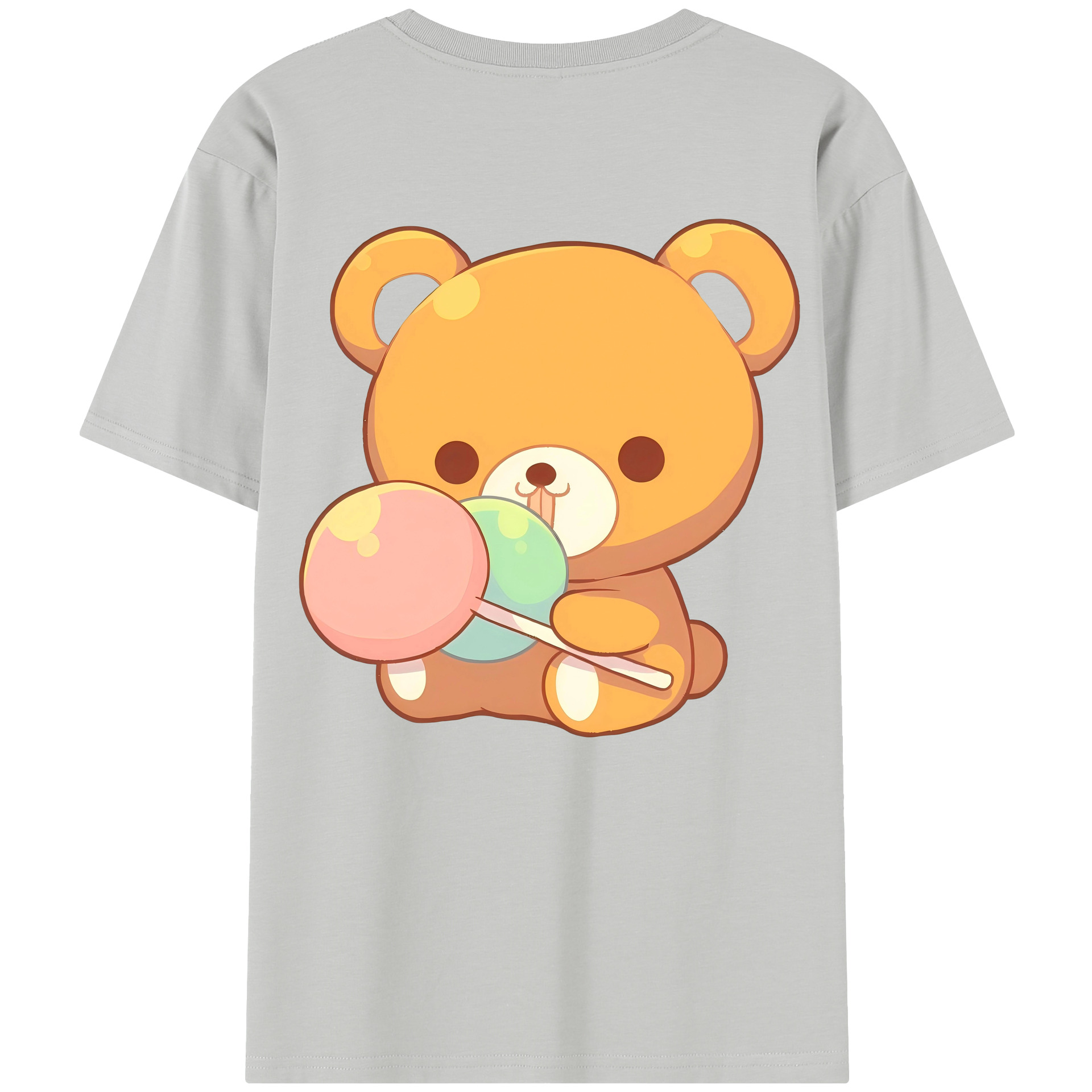 （画像用） リラックマ リラックマ キイロイトリ Rilakkuma Korilakkuma Kiiroitori レディース半袖Tシャツ(バックプリント)