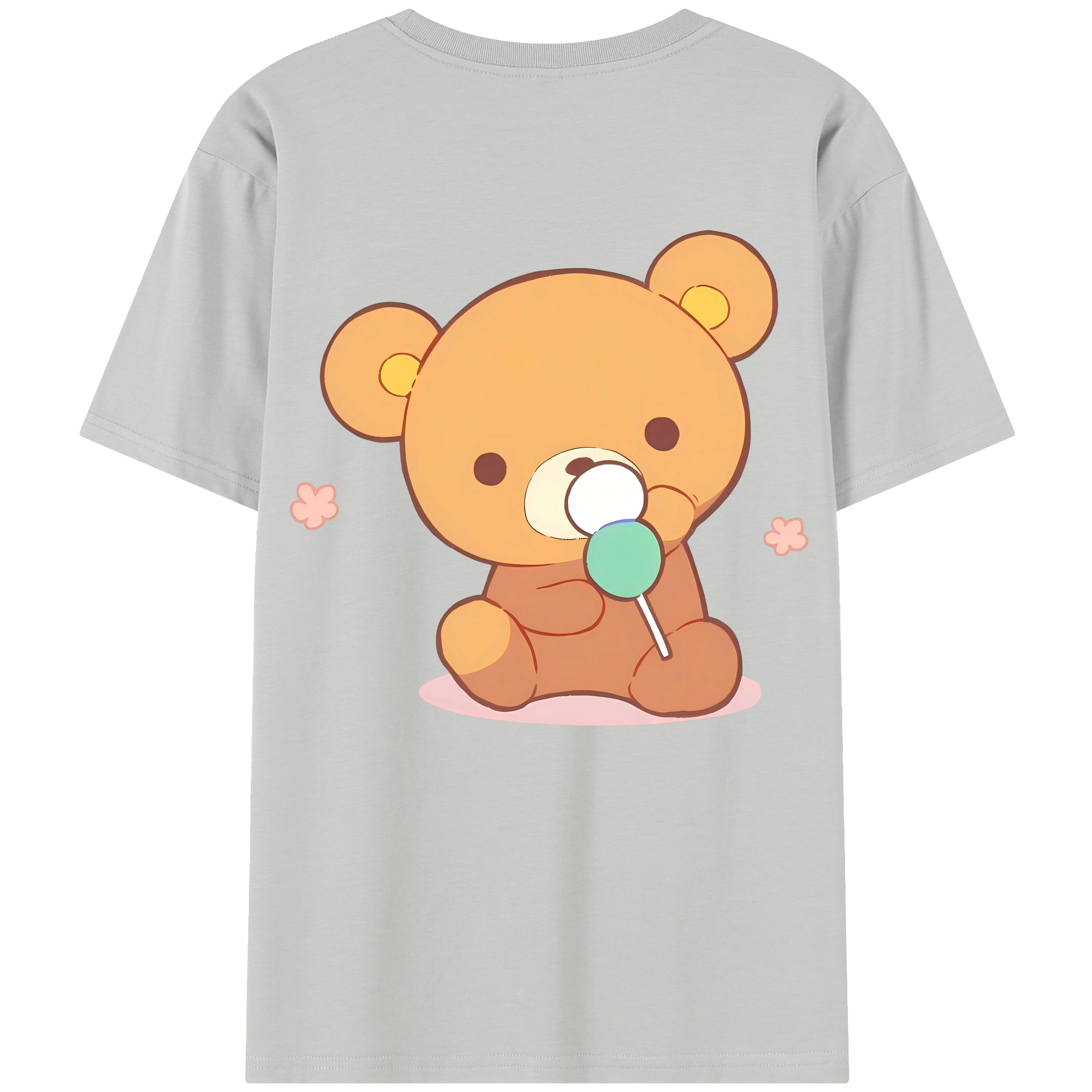 （画像用） リラックマ リラックマ キイロイトリ Rilakkuma Korilakkuma Kiiroitori レディース半袖Tシャツ(バックプリント)