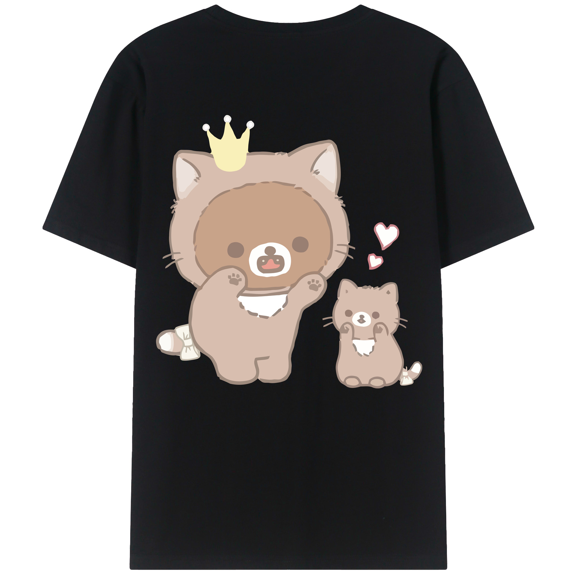 （画像用） リラックマ リラックマ キイロイトリ Rilakkuma Korilakkuma Kiiroitori レディース半袖Tシャツ(バックプリント)
