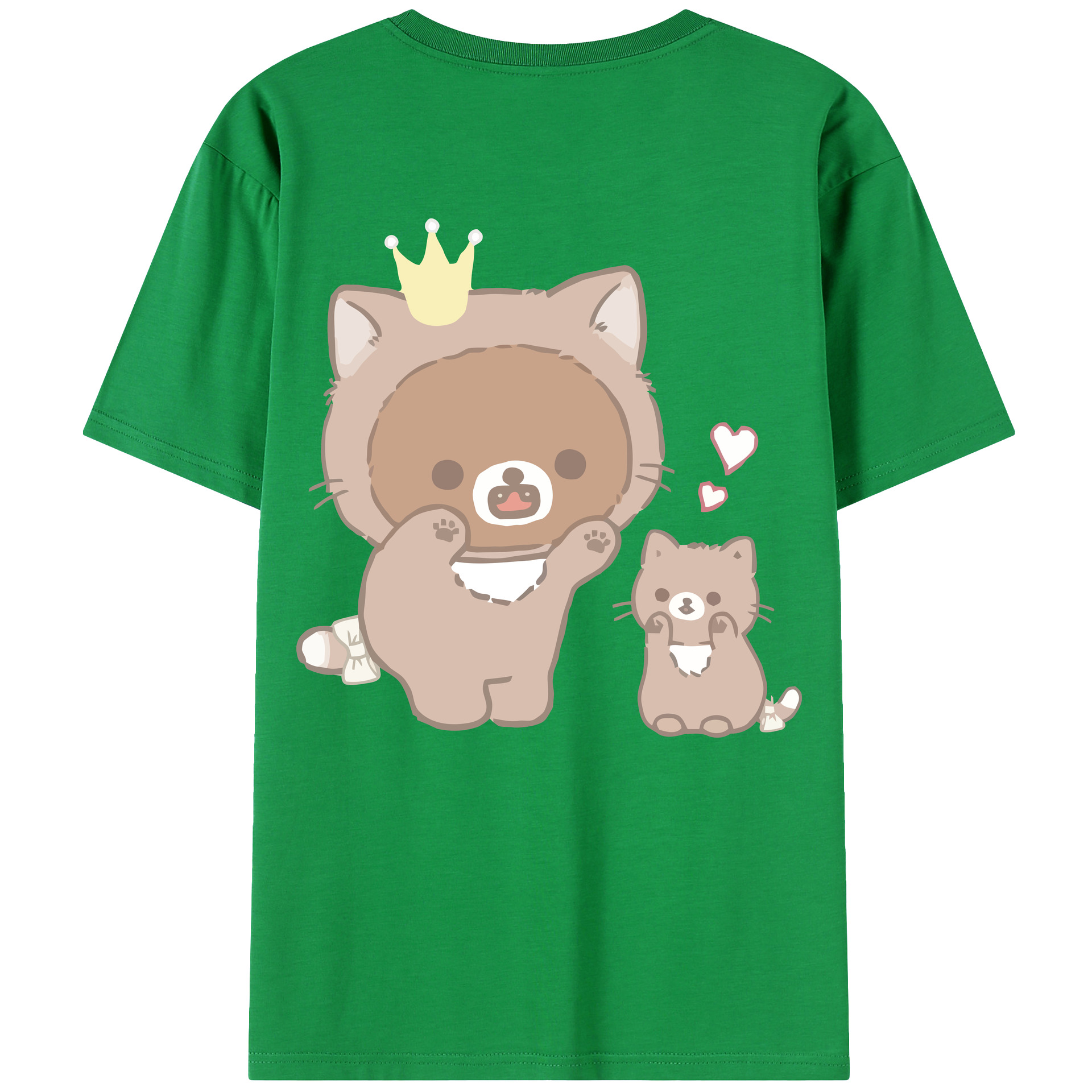 （画像用） リラックマ リラックマ キイロイトリ Rilakkuma Korilakkuma Kiiroitori レディース半袖Tシャツ(バックプリント)