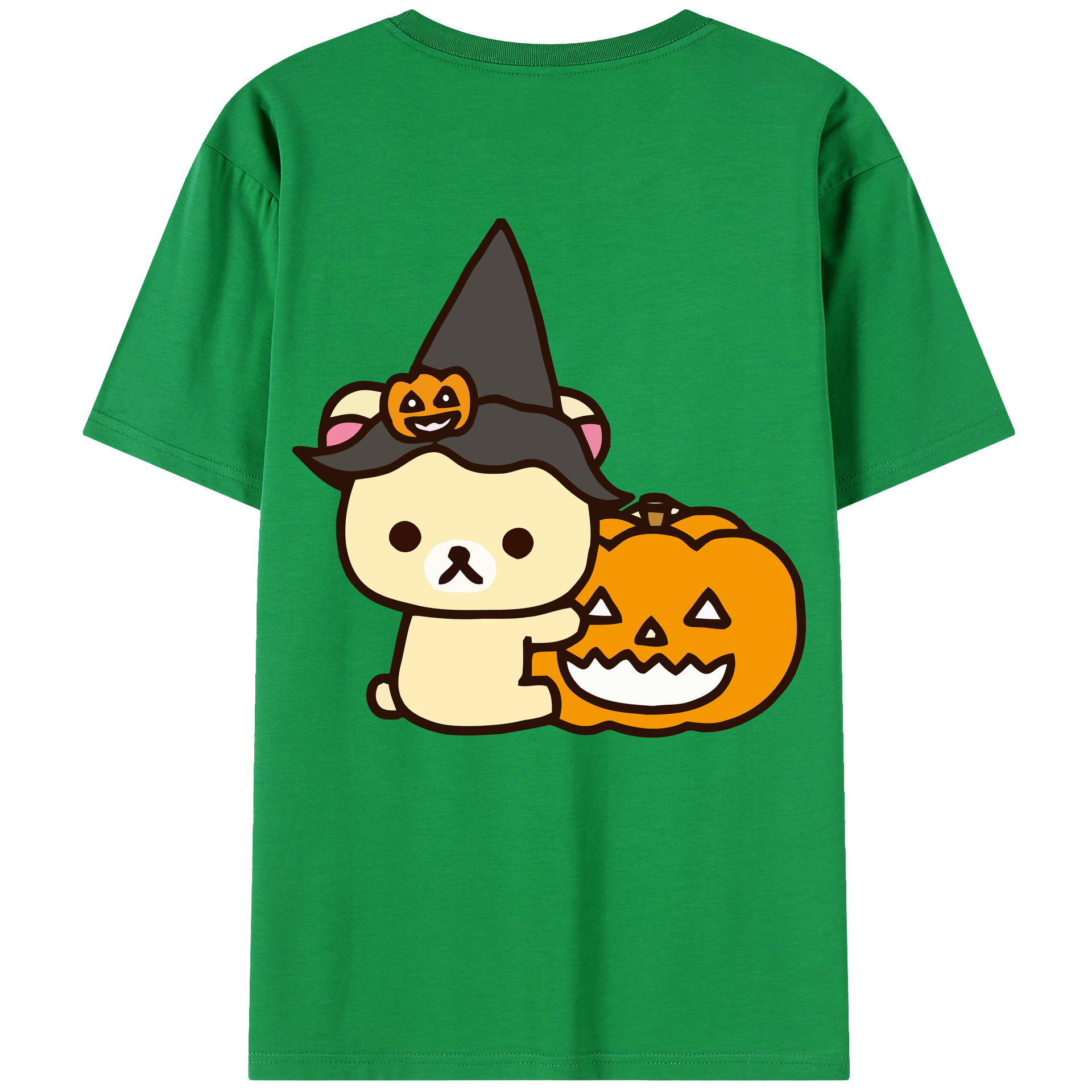 （画像用） リラックマ リラックマ キイロイトリ Rilakkuma Korilakkuma Kiiroitori レディース半袖Tシャツ(バックプリント)