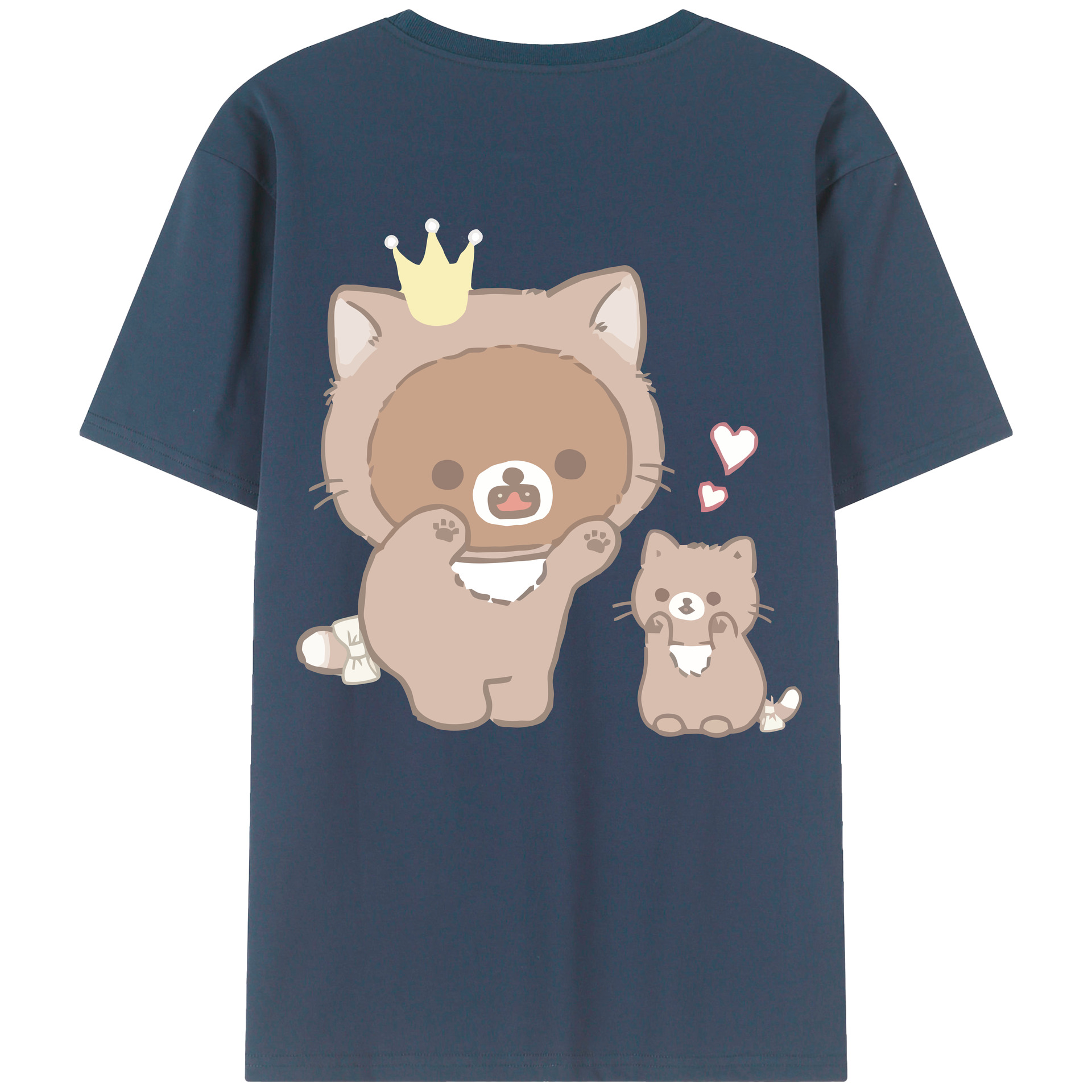 （画像用） リラックマ リラックマ キイロイトリ Rilakkuma Korilakkuma Kiiroitori レディース半袖Tシャツ(バックプリント)