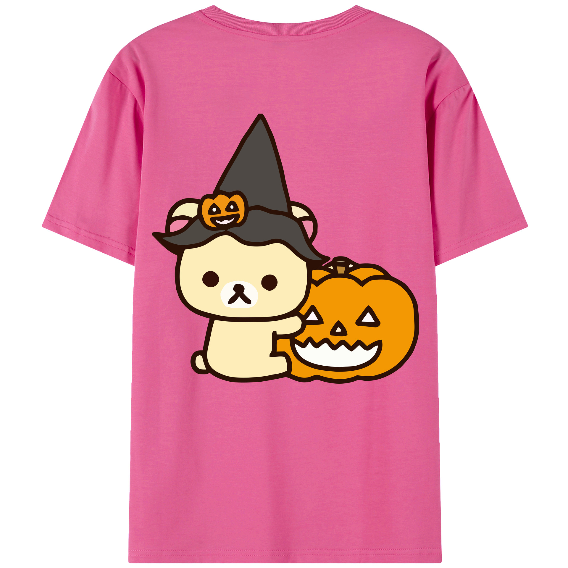 （画像用） リラックマ リラックマ キイロイトリ Rilakkuma Korilakkuma Kiiroitori レディース半袖Tシャツ(バックプリント)