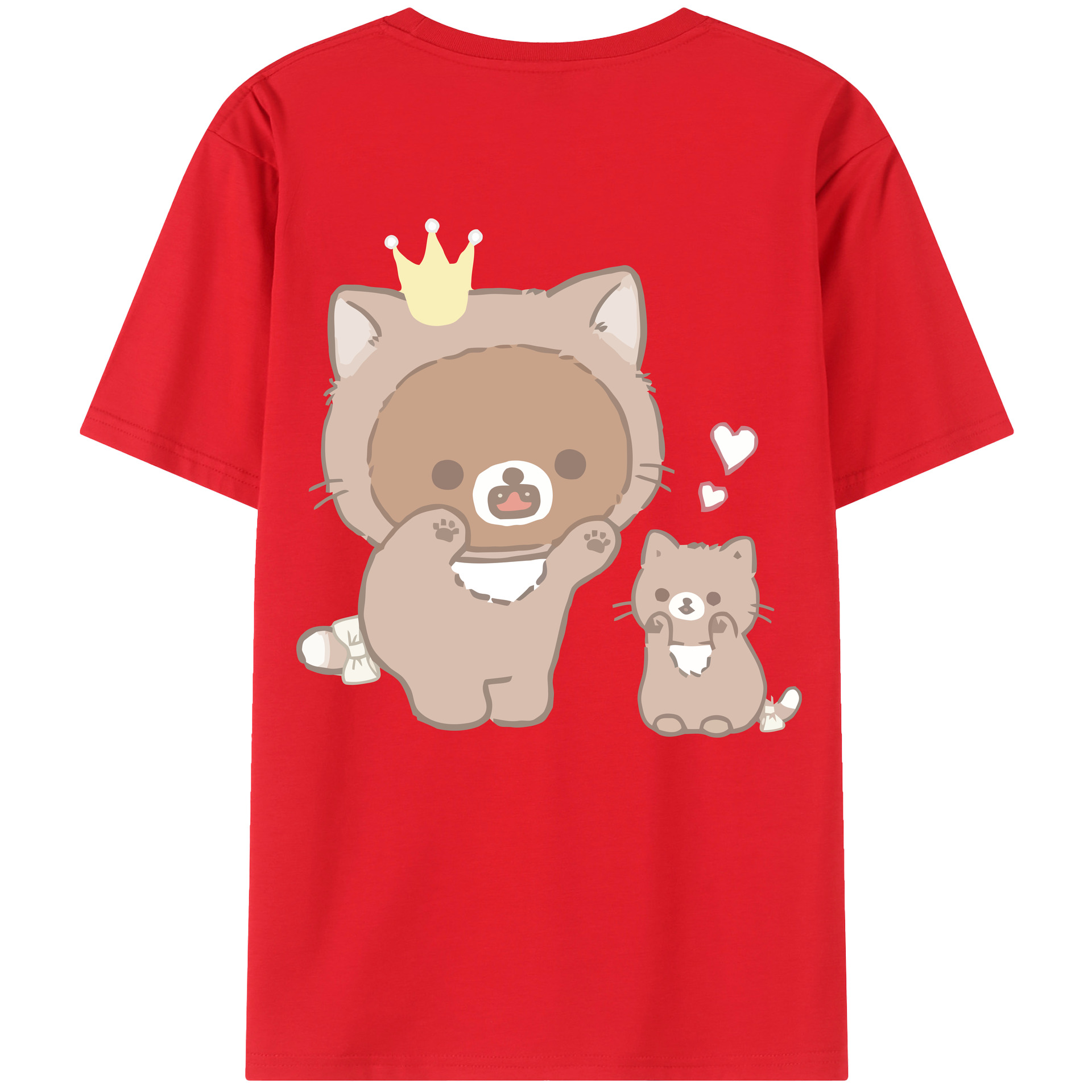 （画像用） リラックマ リラックマ キイロイトリ Rilakkuma Korilakkuma Kiiroitori レディース半袖Tシャツ(バックプリント)