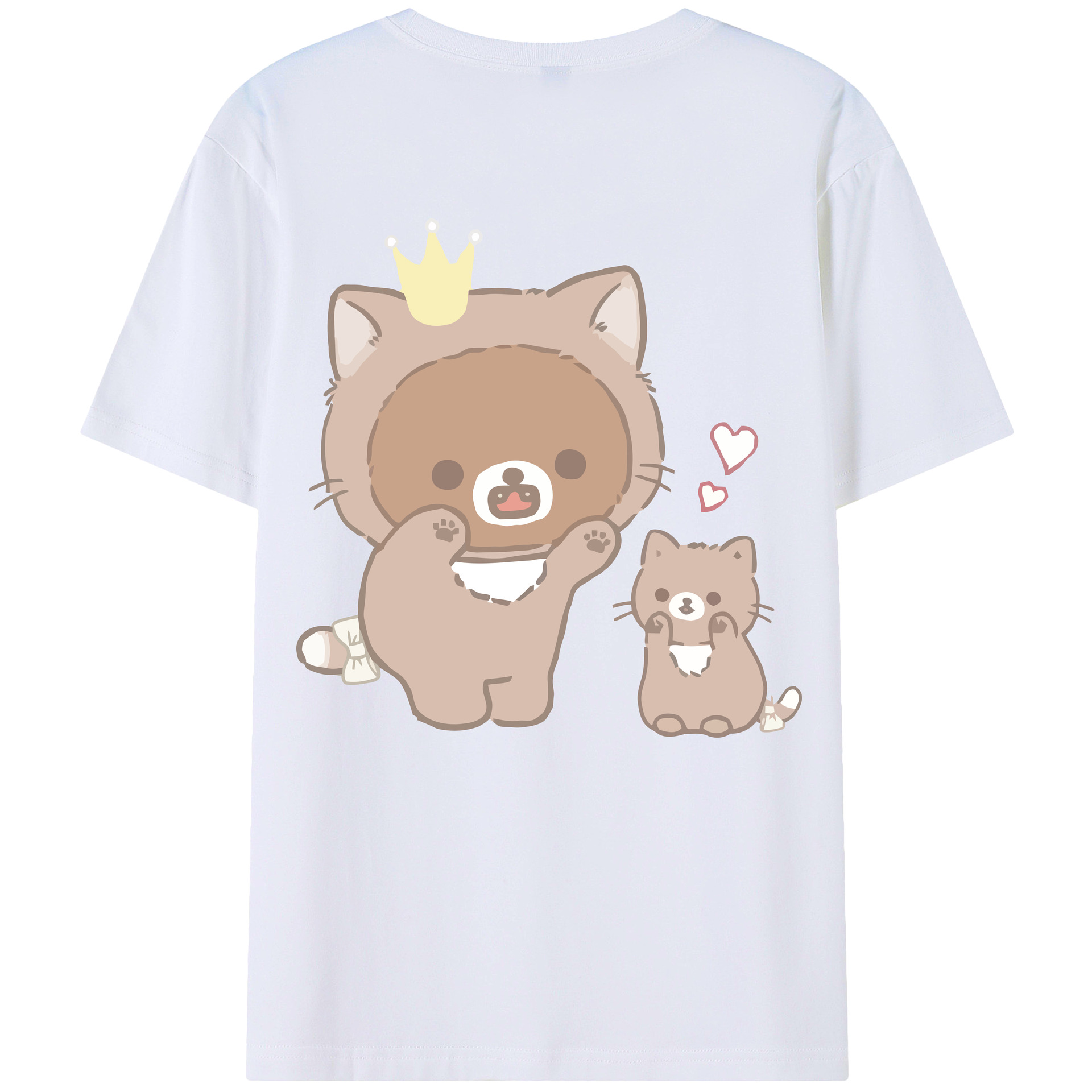 （画像用） リラックマ リラックマ キイロイトリ Rilakkuma Korilakkuma Kiiroitori レディース半袖Tシャツ(バックプリント)