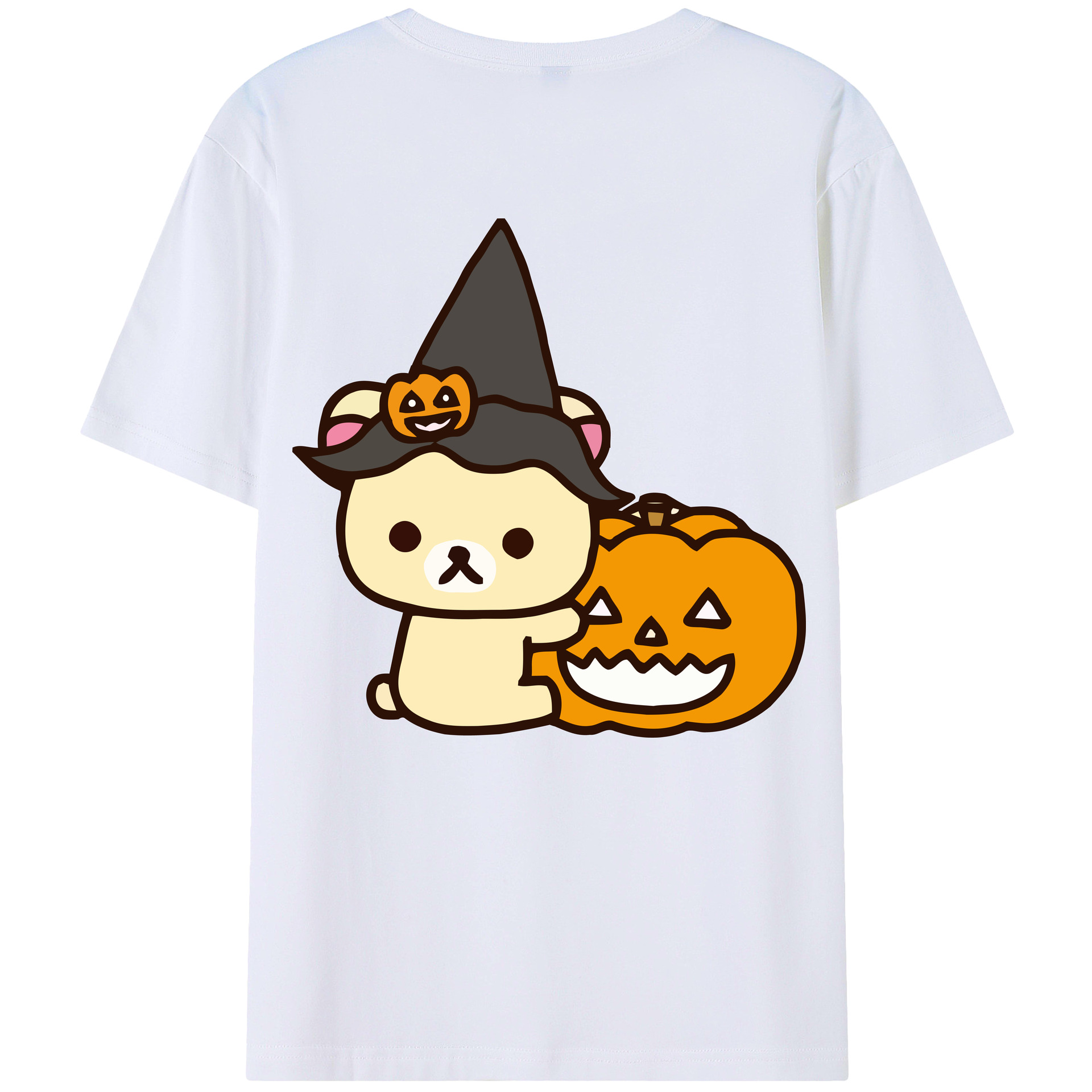 （画像用） リラックマ リラックマ キイロイトリ Rilakkuma Korilakkuma Kiiroitori レディース半袖Tシャツ(バックプリント)