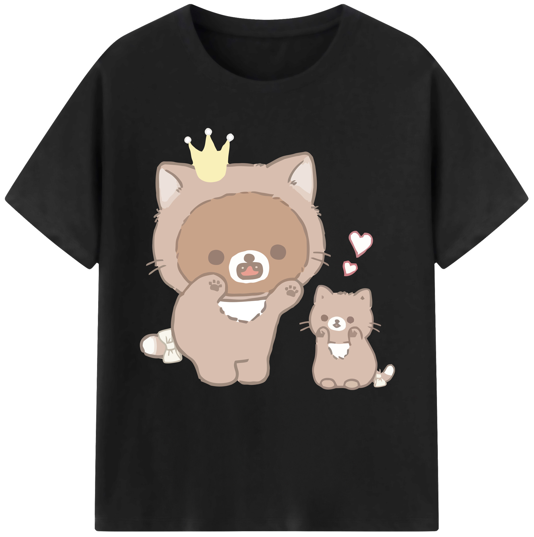（画像用） リラックマ リラックマ キイロイトリ Rilakkuma Korilakkuma Kiiroitori レディースカジュアルプリントTシャツ（綿100％）