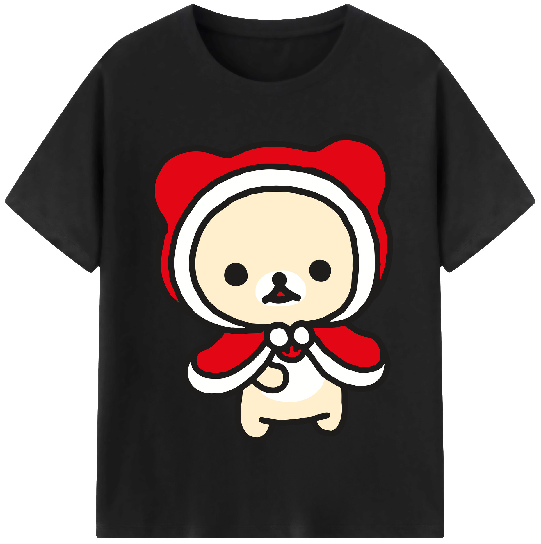 （画像用） リラックマ リラックマ キイロイトリ Rilakkuma Korilakkuma Kiiroitori レディースカジュアルプリントTシャツ（綿100％）