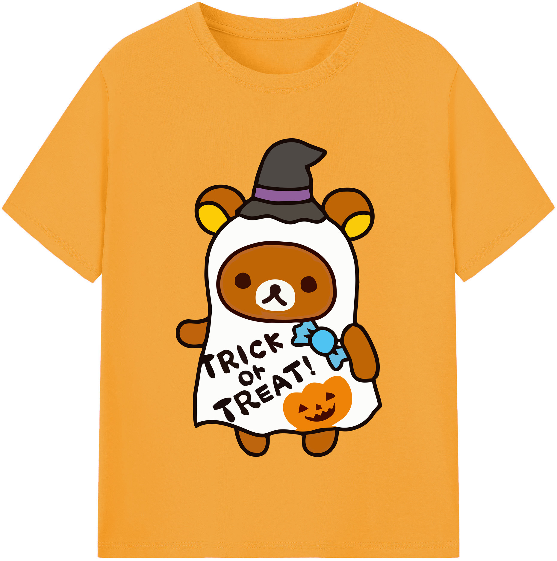 （画像用） リラックマ リラックマ キイロイトリ Rilakkuma Korilakkuma Kiiroitori レディースカジュアルプリントTシャツ（綿100％）