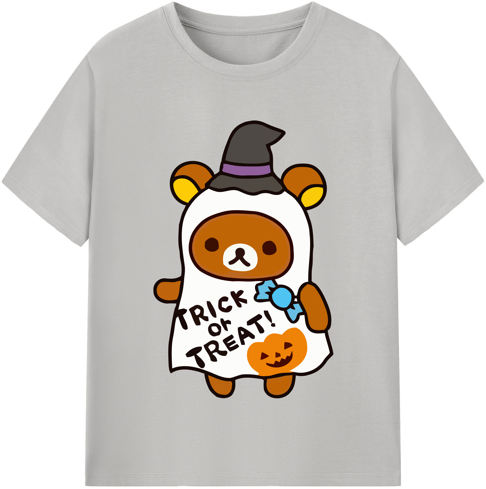 （画像用） リラックマ リラックマ キイロイトリ Rilakkuma Korilakkuma Kiiroitori レディースカジュアルプリントTシャツ（綿100％）