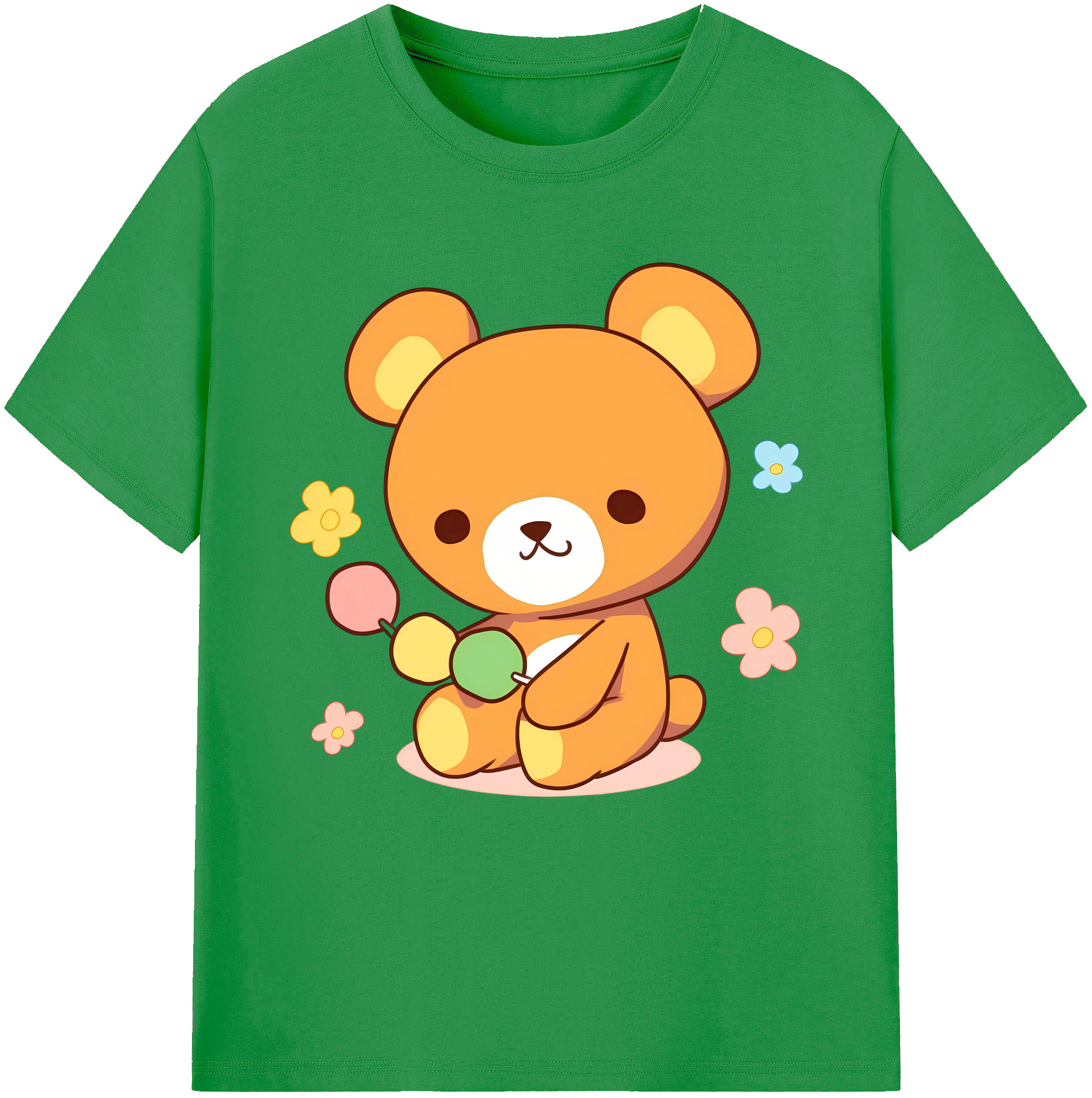 （画像用） リラックマ リラックマ キイロイトリ Rilakkuma Korilakkuma Kiiroitori レディースカジュアルプリントTシャツ（綿100％）