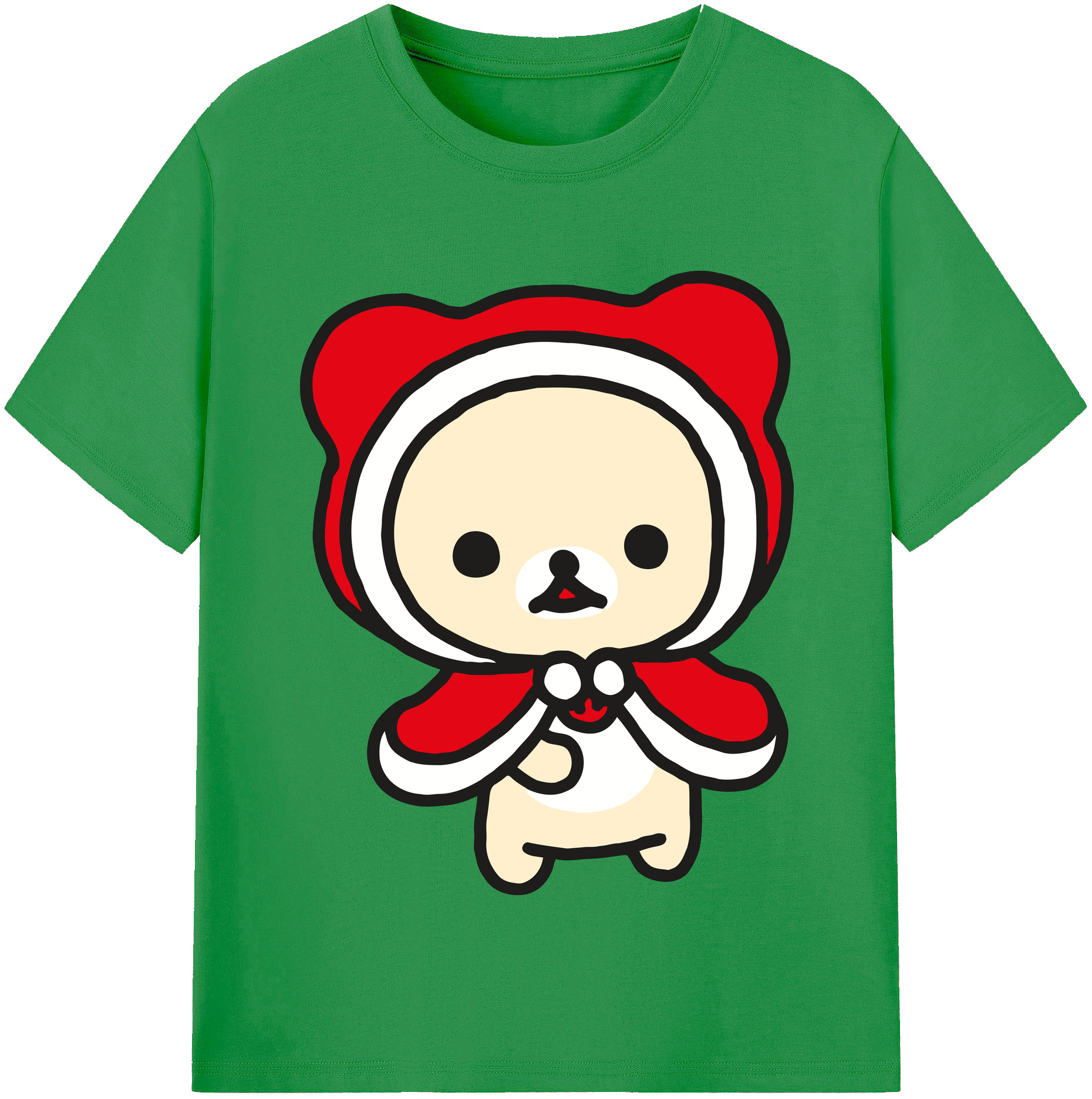 （画像用） リラックマ リラックマ キイロイトリ Rilakkuma Korilakkuma Kiiroitori レディースカジュアルプリントTシャツ（綿100％）