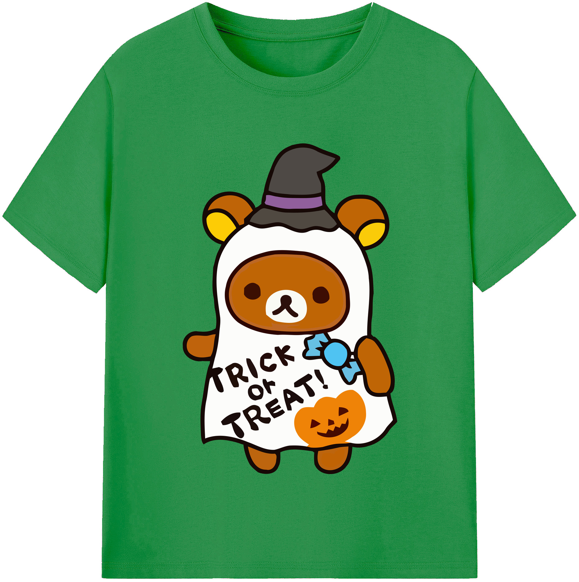 （画像用） リラックマ リラックマ キイロイトリ Rilakkuma Korilakkuma Kiiroitori レディースカジュアルプリントTシャツ（綿100％）