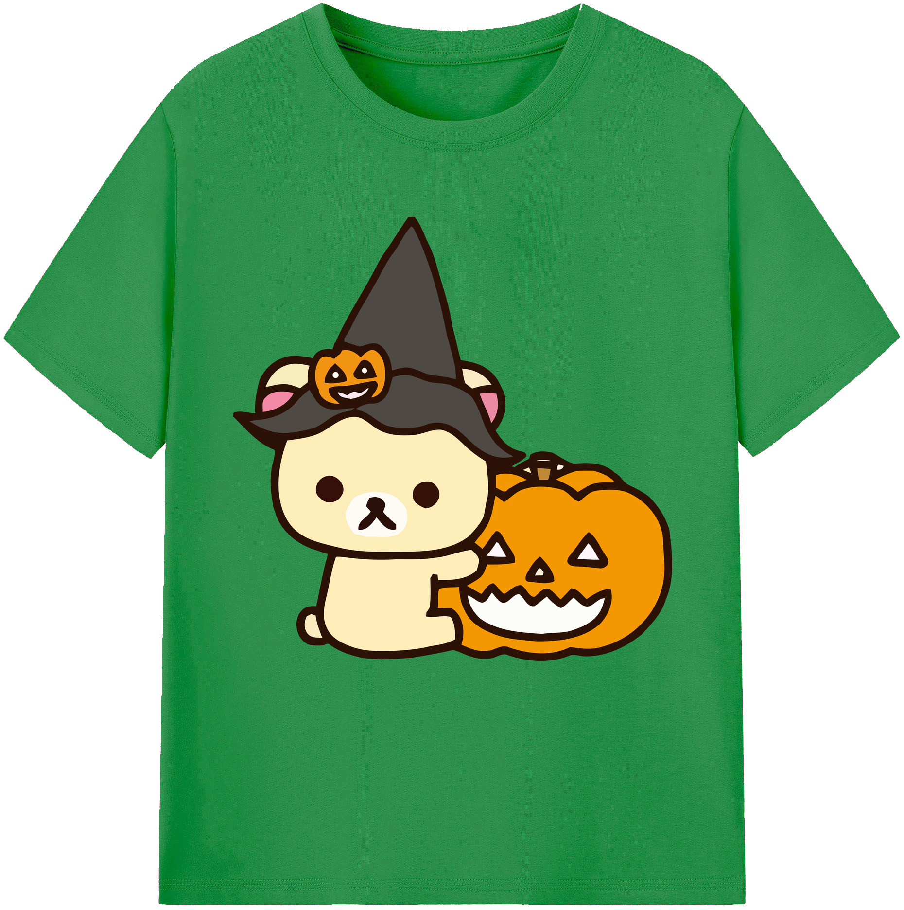 （画像用） リラックマ リラックマ キイロイトリ Rilakkuma Korilakkuma Kiiroitori レディースカジュアルプリントTシャツ（綿100％）