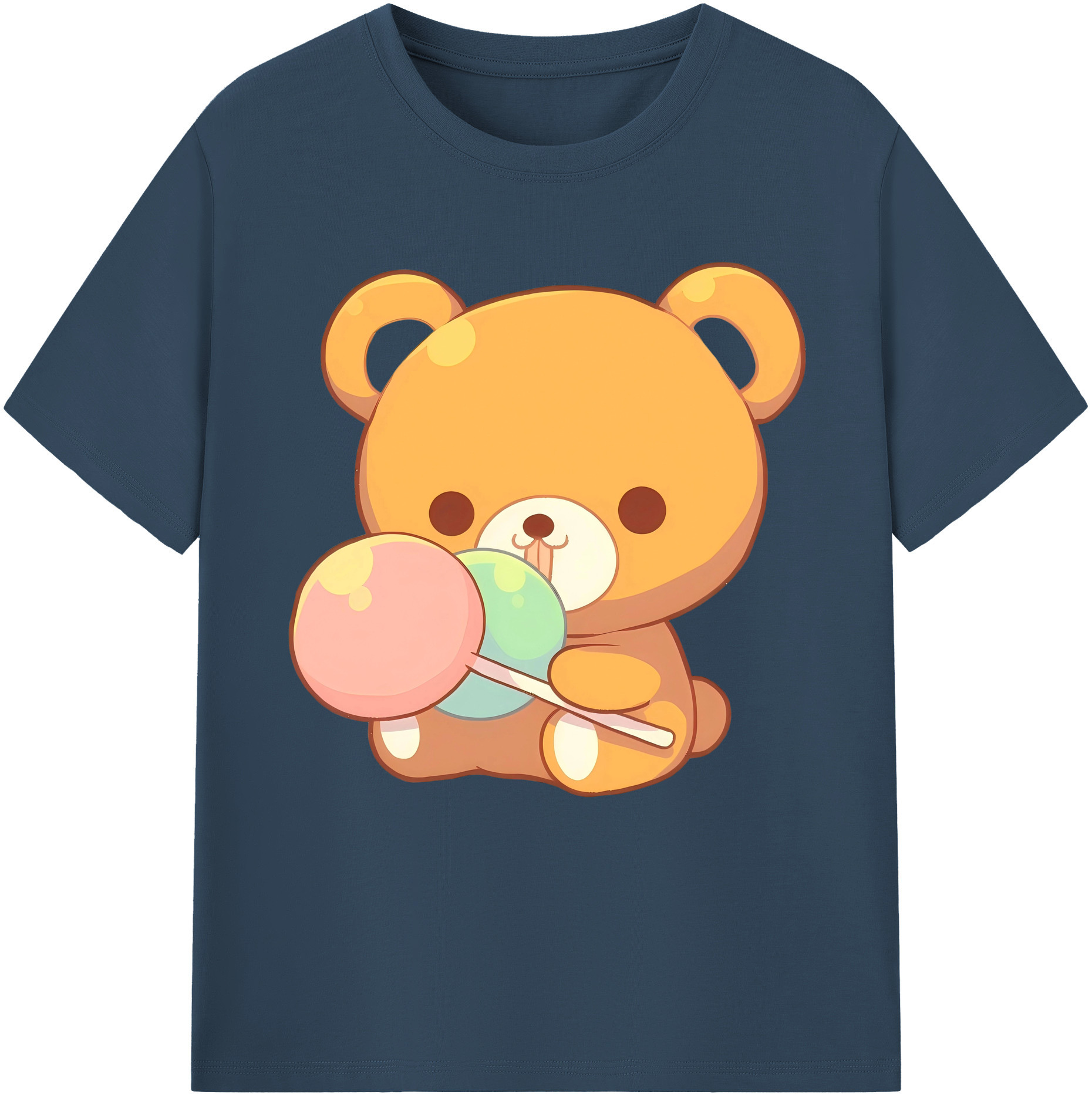 （画像用） リラックマ リラックマ キイロイトリ Rilakkuma Korilakkuma Kiiroitori レディースカジュアルプリントTシャツ（綿100％）