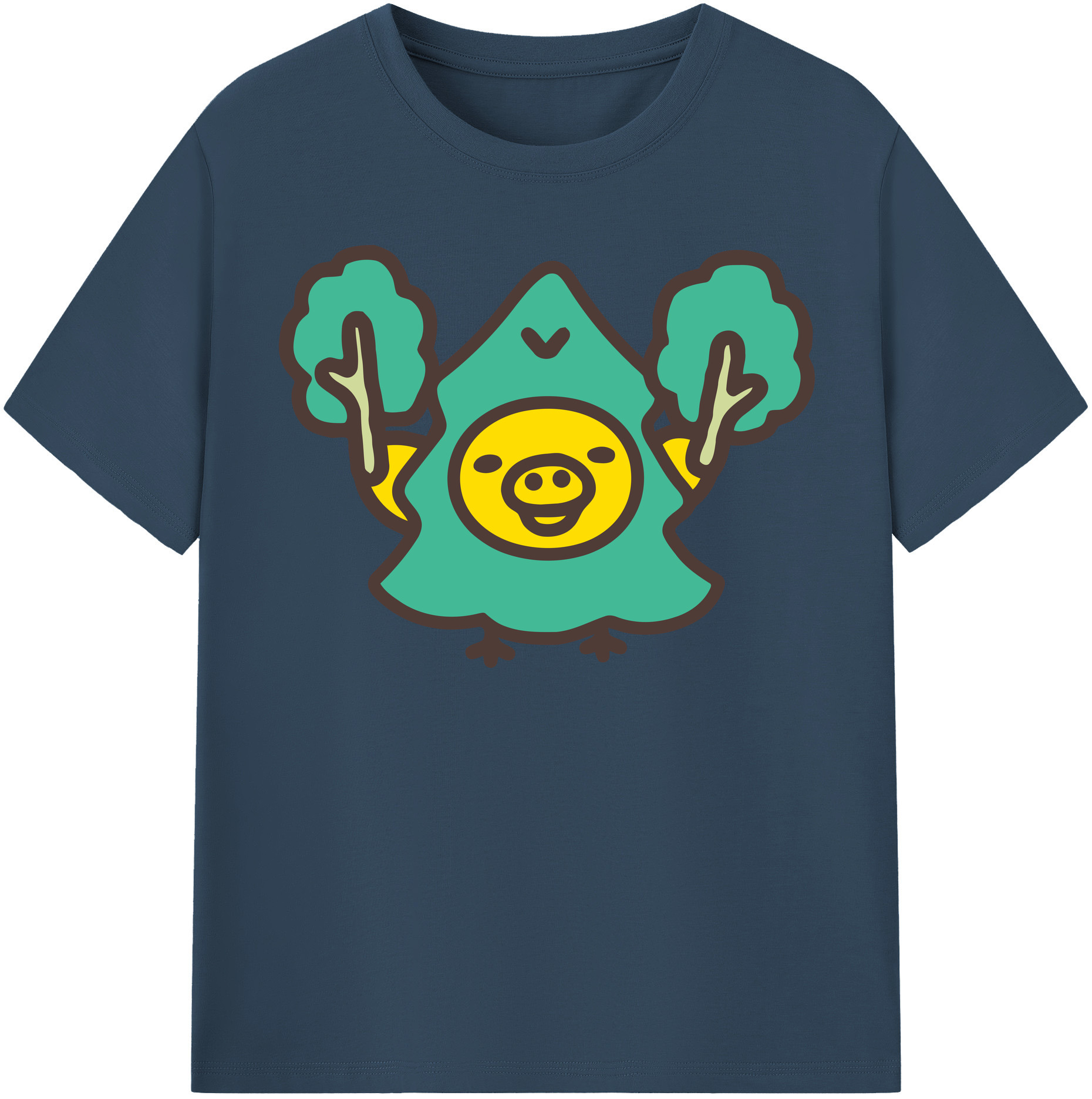 （画像用） リラックマ リラックマ キイロイトリ Rilakkuma Korilakkuma Kiiroitori レディースカジュアルプリントTシャツ（綿100％）