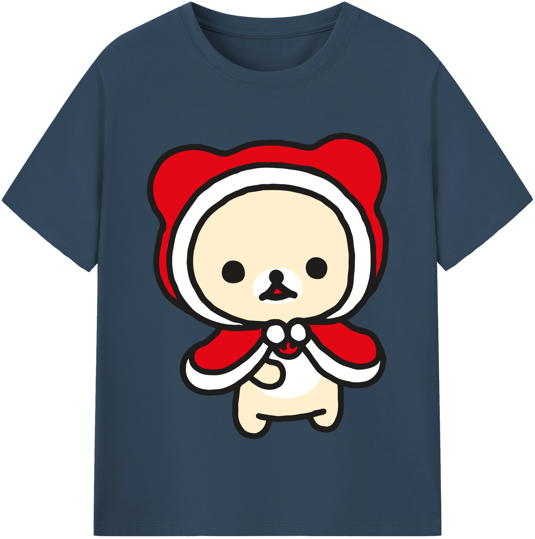 （画像用） リラックマ リラックマ キイロイトリ Rilakkuma Korilakkuma Kiiroitori レディースカジュアルプリントTシャツ（綿100％）