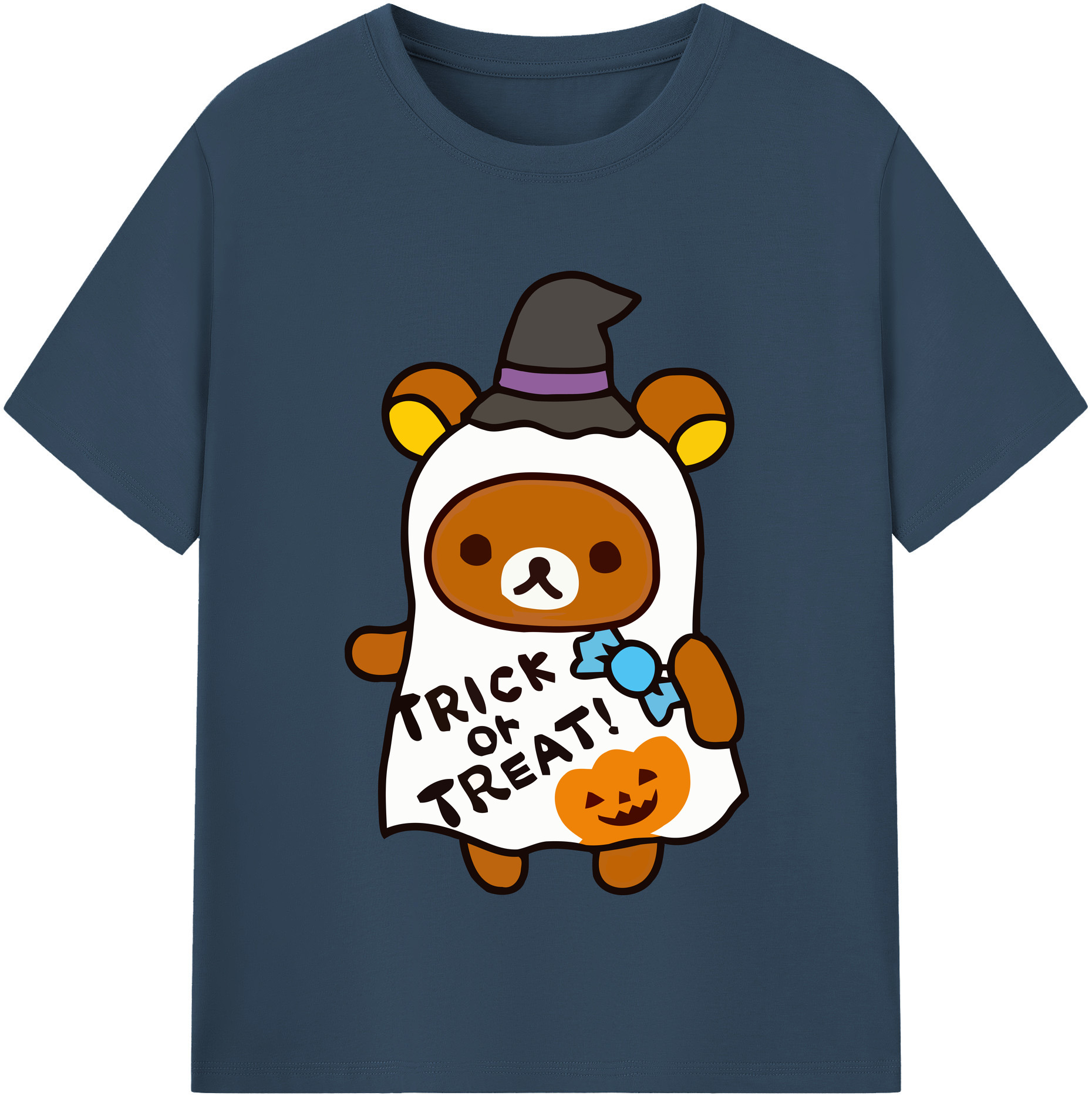 （画像用） リラックマ リラックマ キイロイトリ Rilakkuma Korilakkuma Kiiroitori レディースカジュアルプリントTシャツ（綿100％）