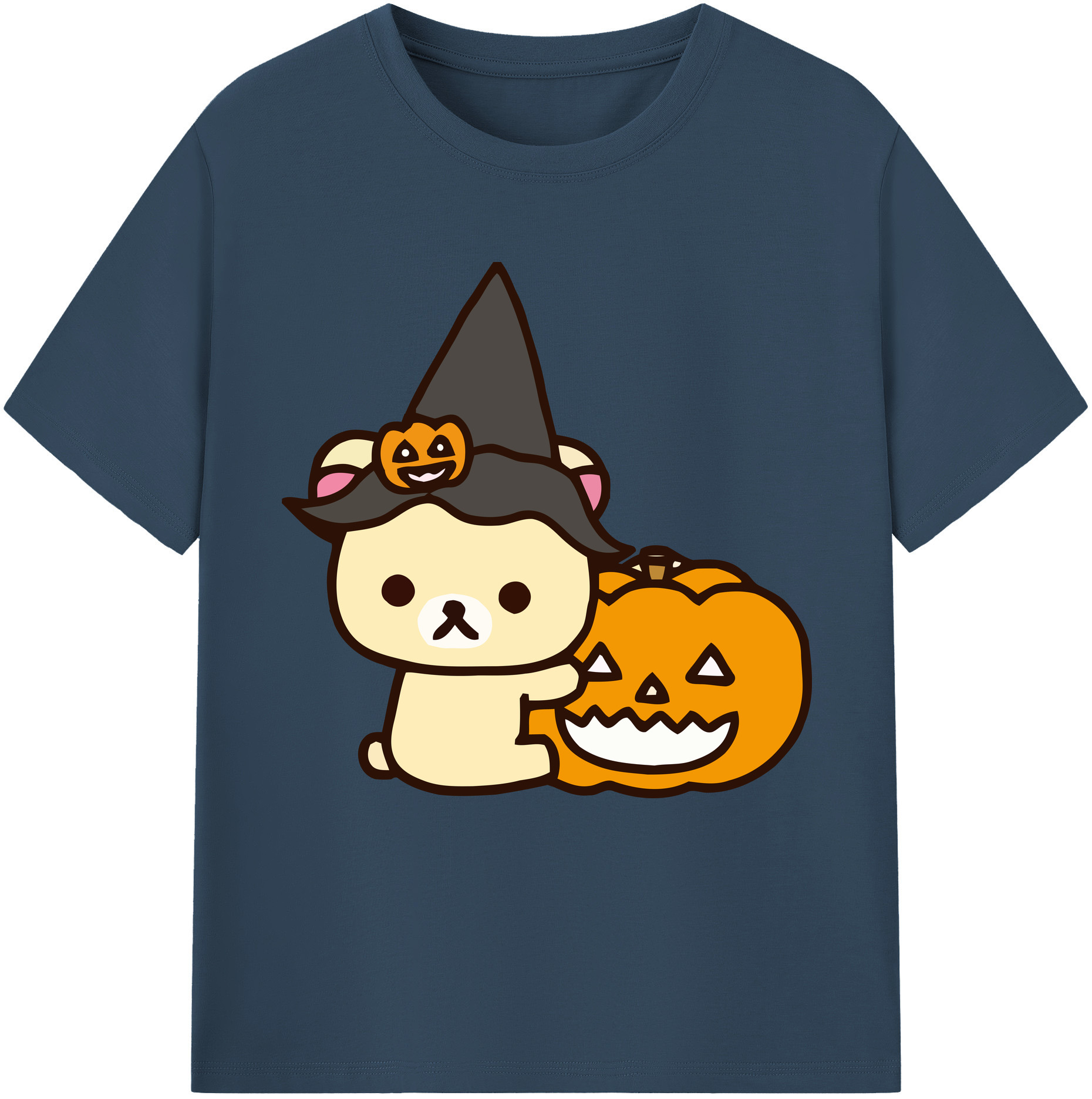 （画像用） リラックマ リラックマ キイロイトリ Rilakkuma Korilakkuma Kiiroitori レディースカジュアルプリントTシャツ（綿100％）