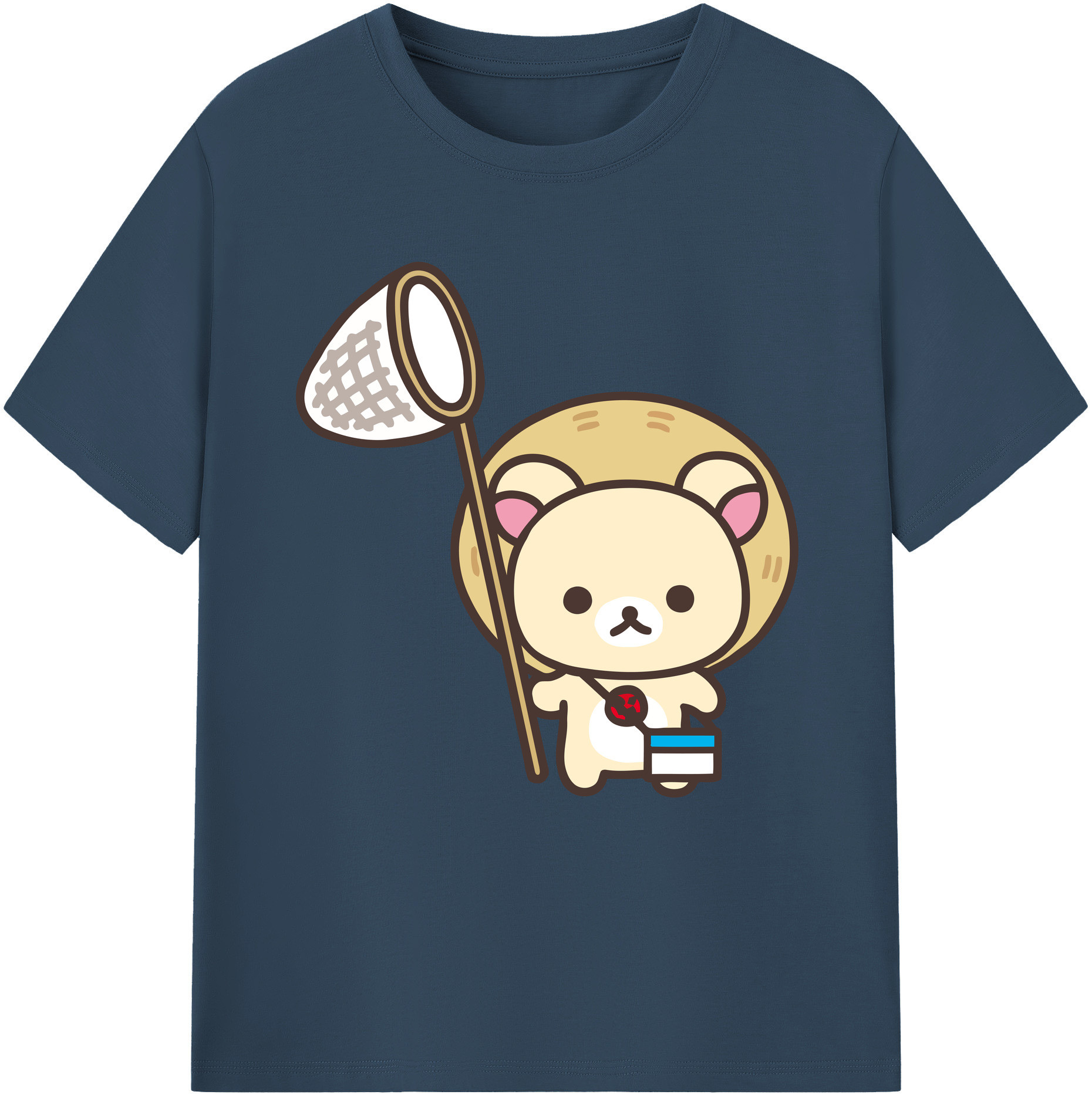 （画像用） リラックマ リラックマ キイロイトリ Rilakkuma Korilakkuma Kiiroitori レディースカジュアルプリントTシャツ（綿100％）
