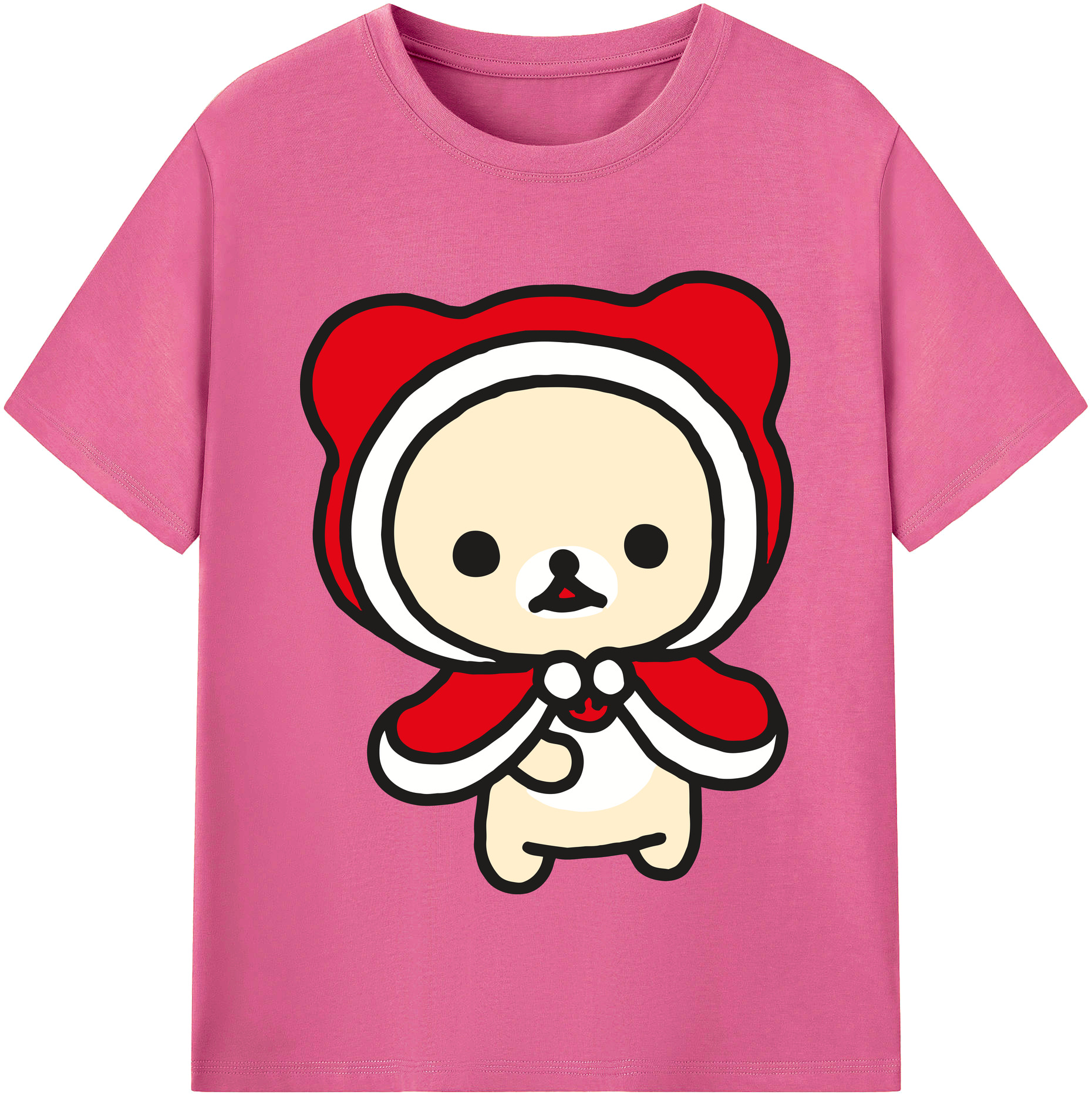 （画像用） リラックマ リラックマ キイロイトリ Rilakkuma Korilakkuma Kiiroitori レディースカジュアルプリントTシャツ（綿100％）