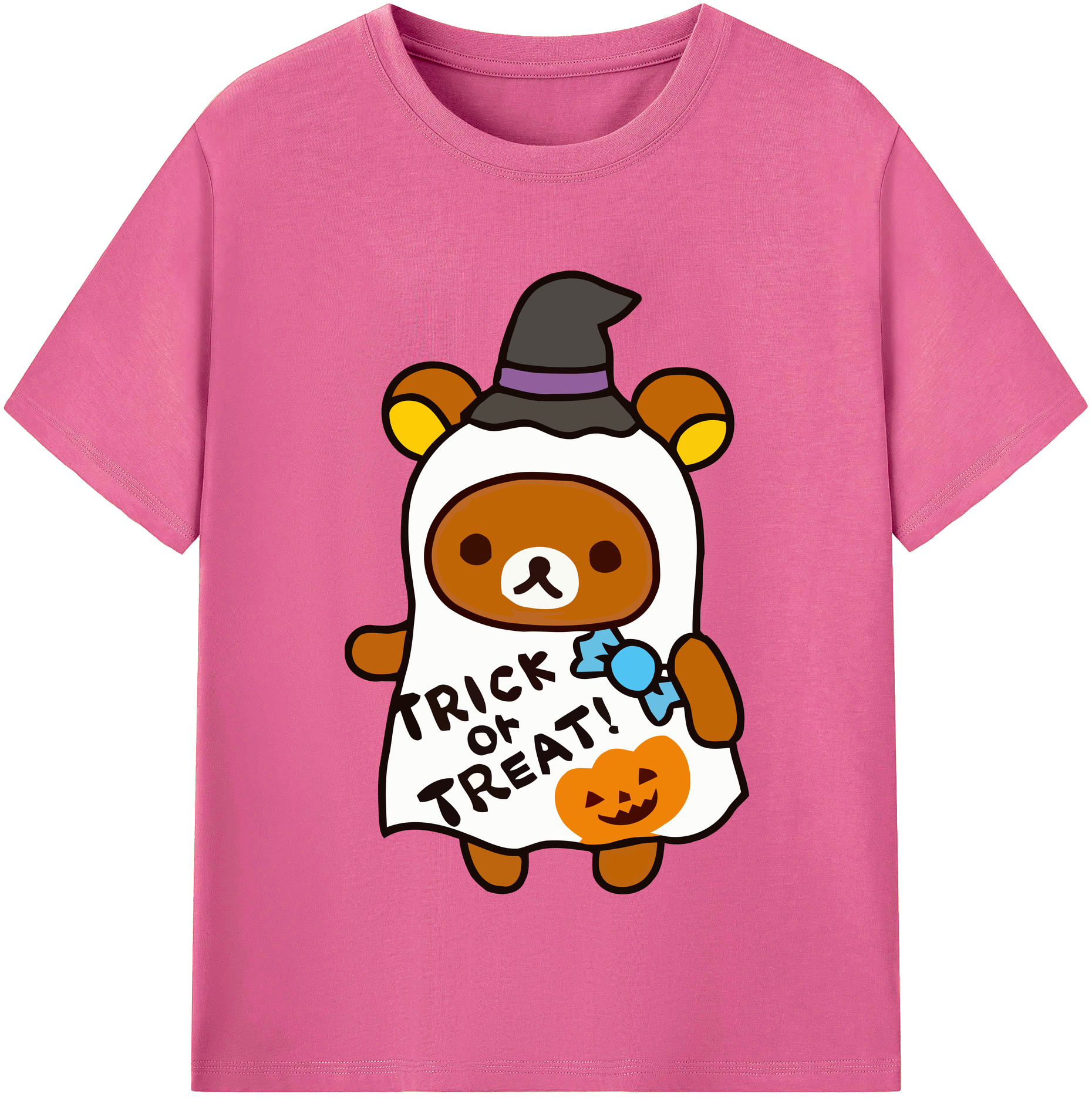 （画像用） リラックマ リラックマ キイロイトリ Rilakkuma Korilakkuma Kiiroitori レディースカジュアルプリントTシャツ（綿100％）