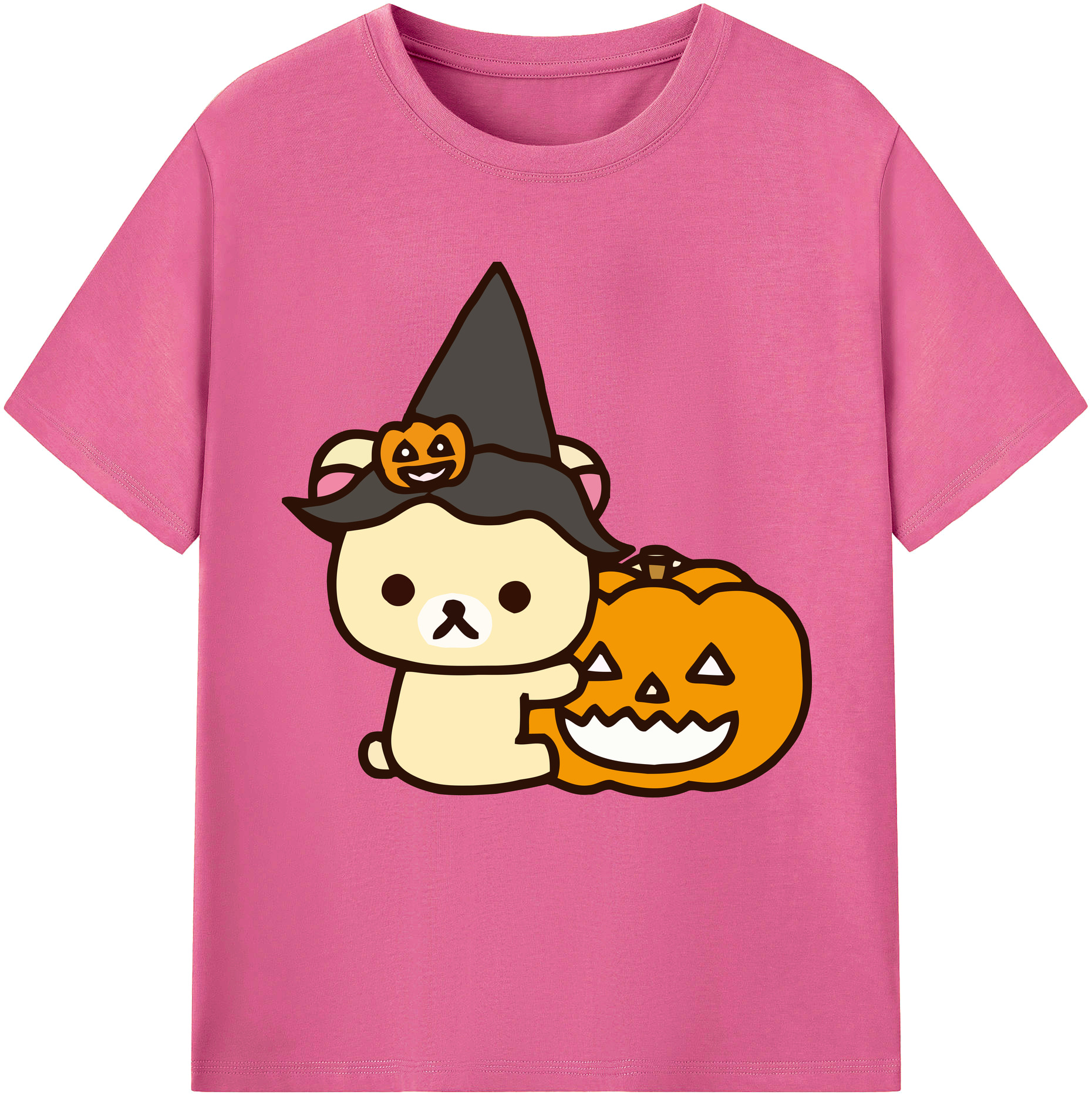 （画像用） リラックマ リラックマ キイロイトリ Rilakkuma Korilakkuma Kiiroitori レディースカジュアルプリントTシャツ（綿100％）