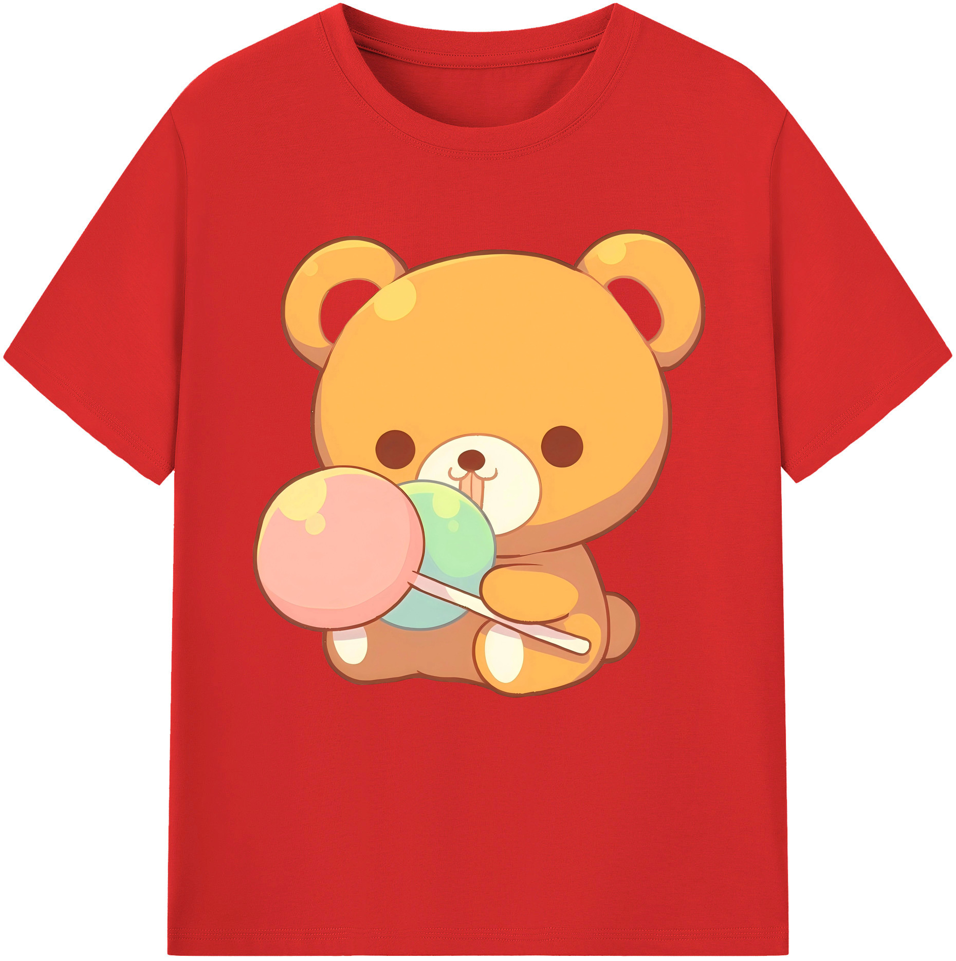 （画像用） リラックマ リラックマ キイロイトリ Rilakkuma Korilakkuma Kiiroitori レディースカジュアルプリントTシャツ（綿100％）