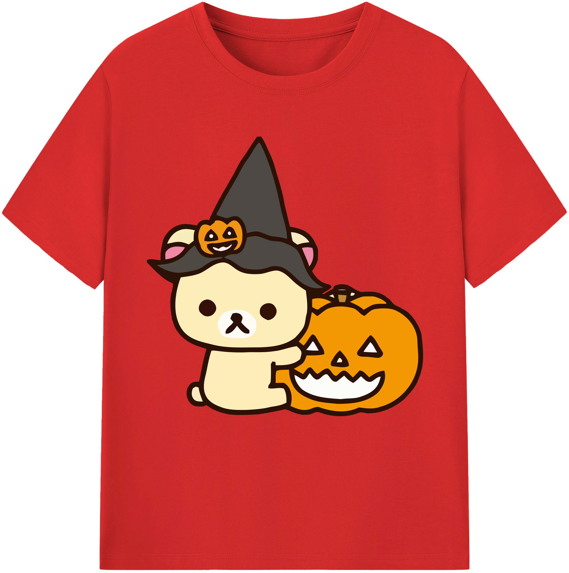 （画像用） リラックマ リラックマ キイロイトリ Rilakkuma Korilakkuma Kiiroitori レディースカジュアルプリントTシャツ（綿100％）