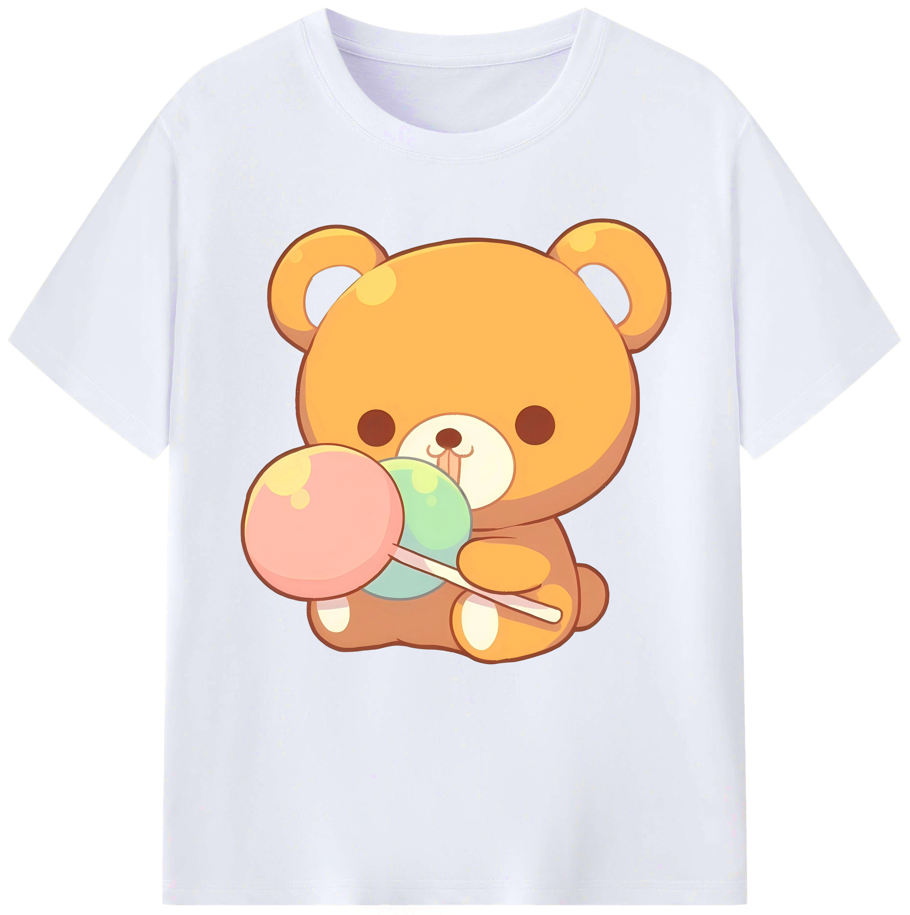 （画像用） リラックマ リラックマ キイロイトリ Rilakkuma Korilakkuma Kiiroitori レディースカジュアルプリントTシャツ（綿100％）