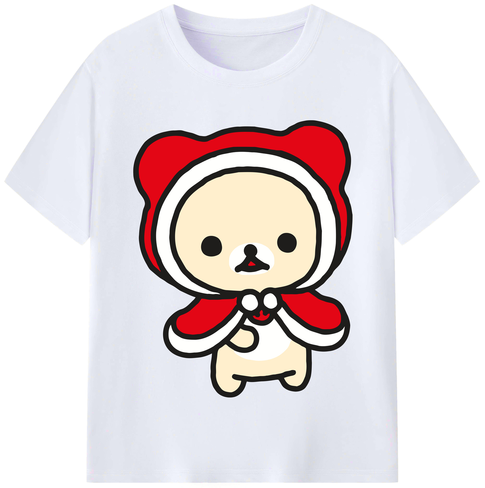 （画像用） リラックマ リラックマ キイロイトリ Rilakkuma Korilakkuma Kiiroitori レディースカジュアルプリントTシャツ（綿100％）