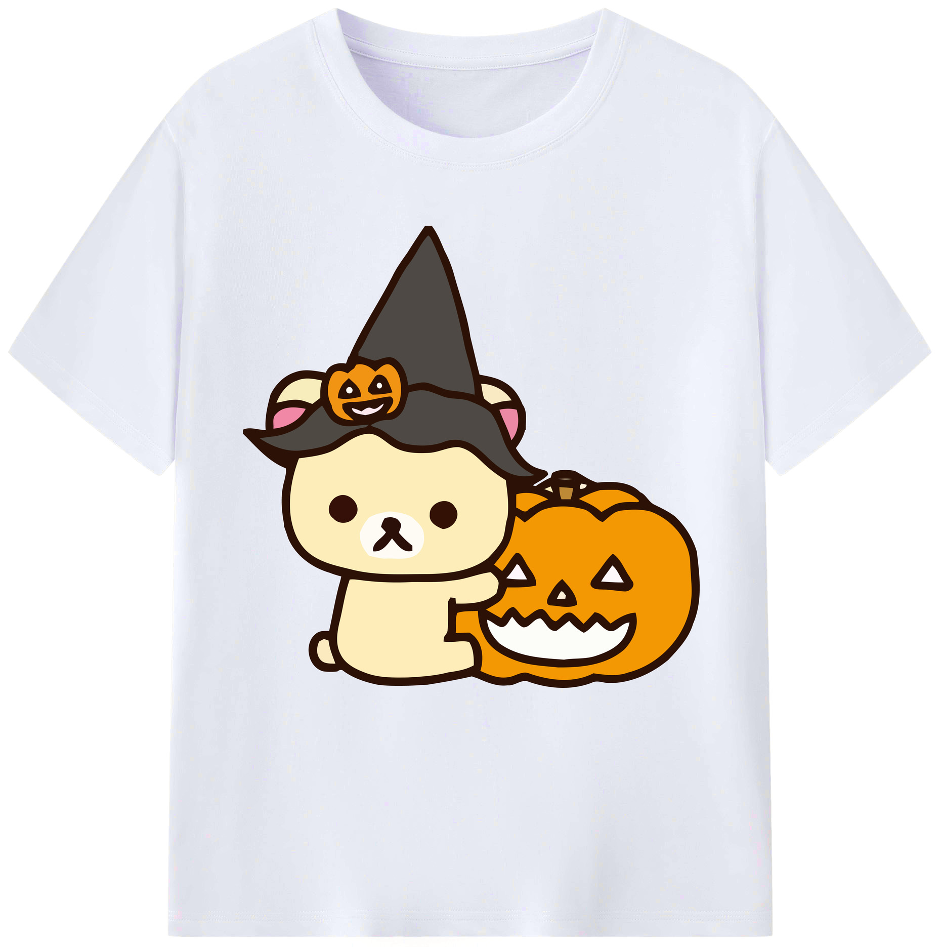 （画像用） リラックマ リラックマ キイロイトリ Rilakkuma Korilakkuma Kiiroitori レディースカジュアルプリントTシャツ（綿100％）