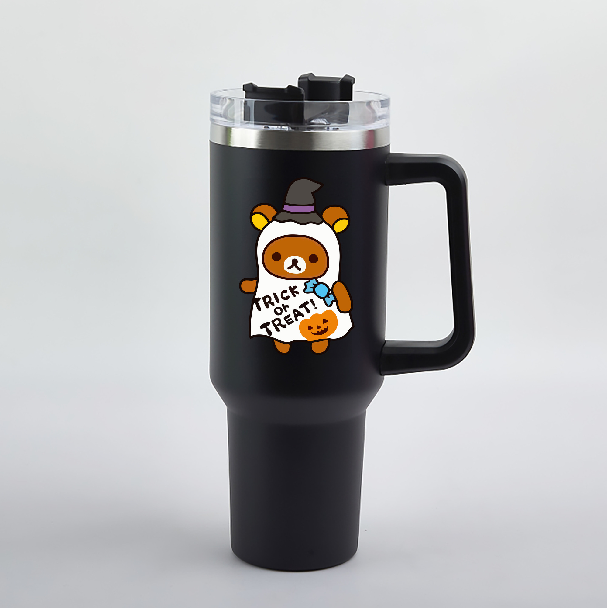 （画像用） リラックマ リラックマ キイロイトリ Rilakkuma Korilakkuma Kiiroitori 1200mL車用タンブラー（カラープリント）