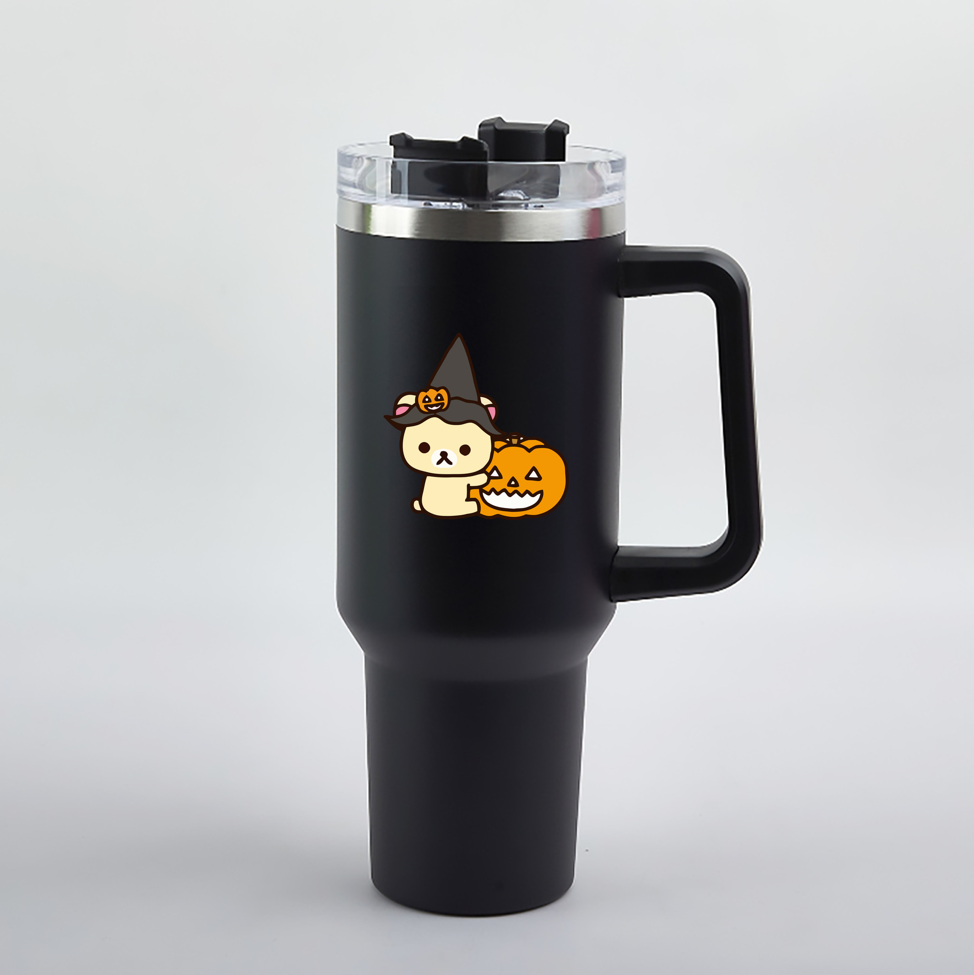（画像用） リラックマ リラックマ キイロイトリ Rilakkuma Korilakkuma Kiiroitori 1200mL車用タンブラー（カラープリント）