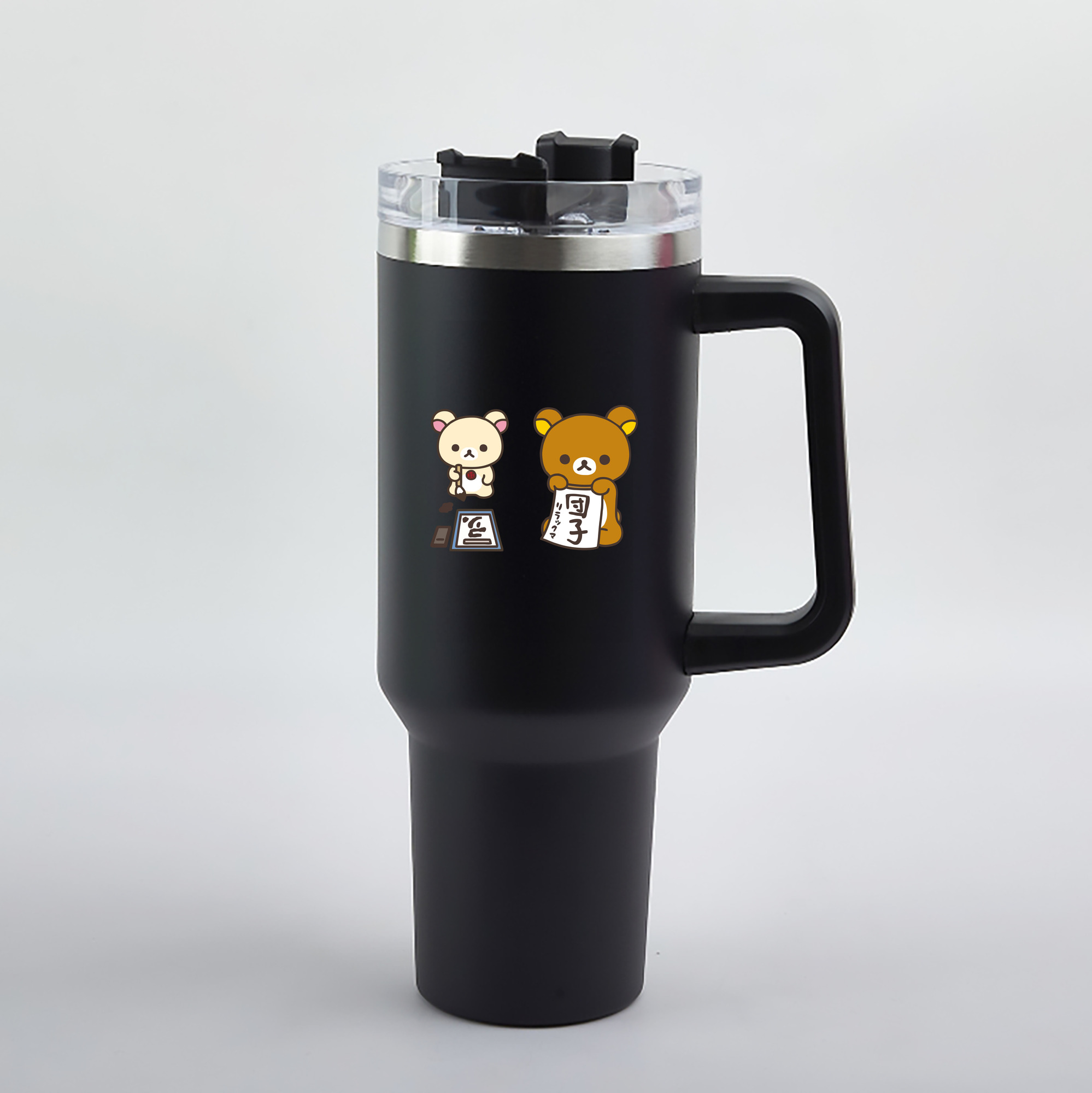 （画像用） リラックマ リラックマ キイロイトリ Rilakkuma Korilakkuma Kiiroitori 1200mL車用タンブラー（カラープリント）