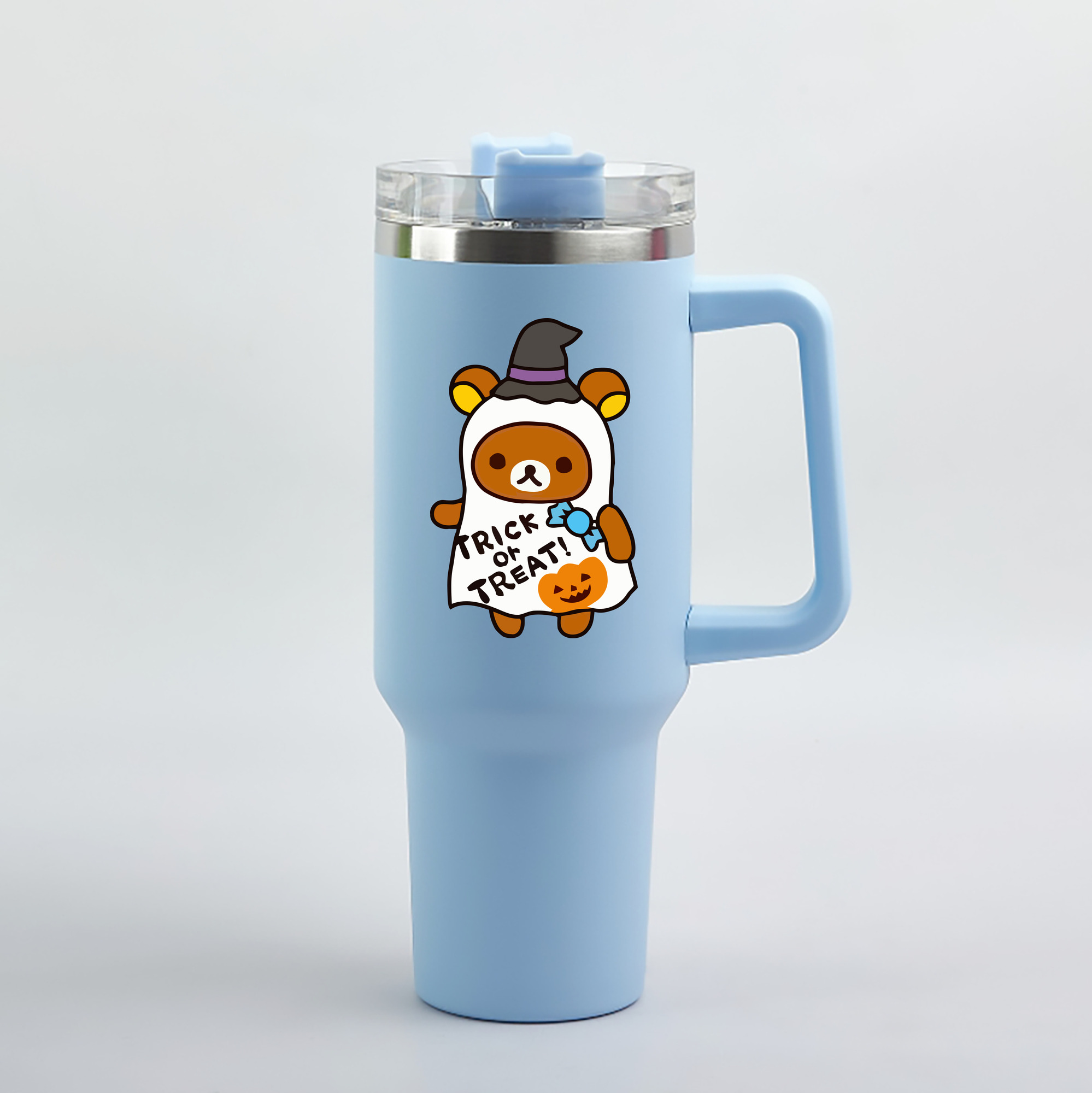 （画像用） リラックマ リラックマ キイロイトリ Rilakkuma Korilakkuma Kiiroitori 1200mL車用タンブラー（カラープリント）
