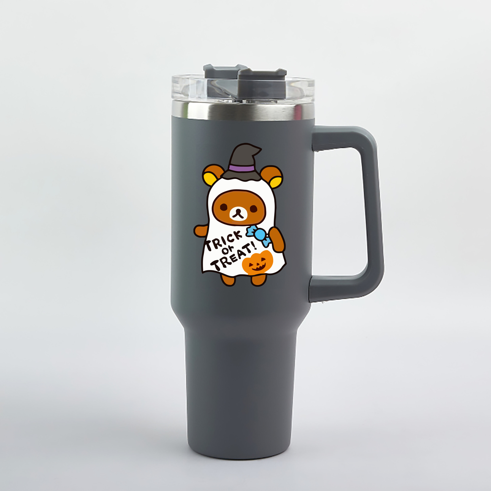 （画像用） リラックマ リラックマ キイロイトリ Rilakkuma Korilakkuma Kiiroitori 1200mL車用タンブラー（カラープリント）