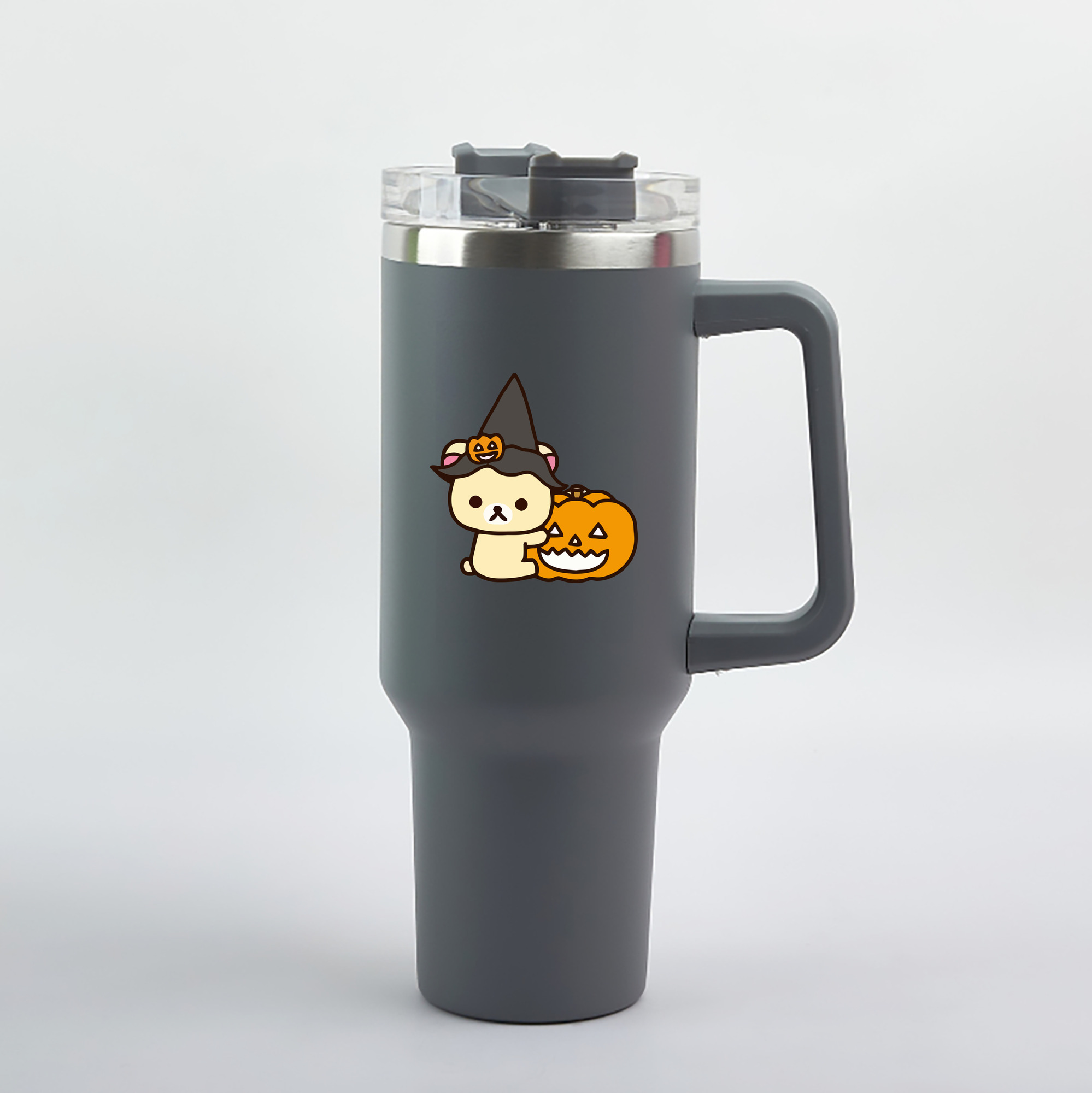 （画像用） リラックマ リラックマ キイロイトリ Rilakkuma Korilakkuma Kiiroitori 1200mL車用タンブラー（カラープリント）
