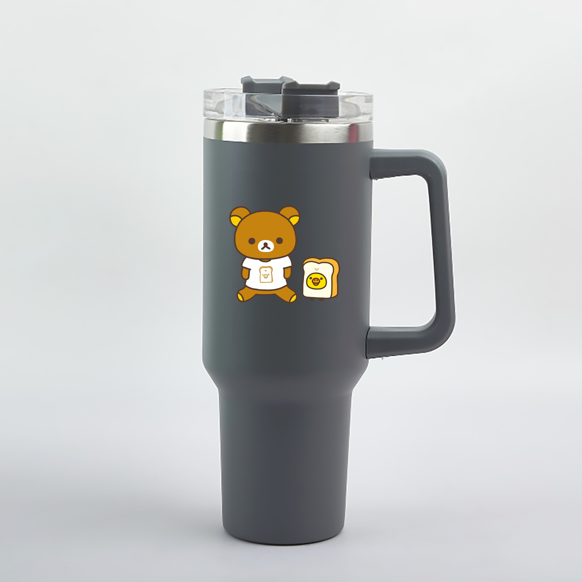 （画像用） リラックマ リラックマ キイロイトリ Rilakkuma Korilakkuma Kiiroitori 1200mL車用タンブラー（カラープリント）