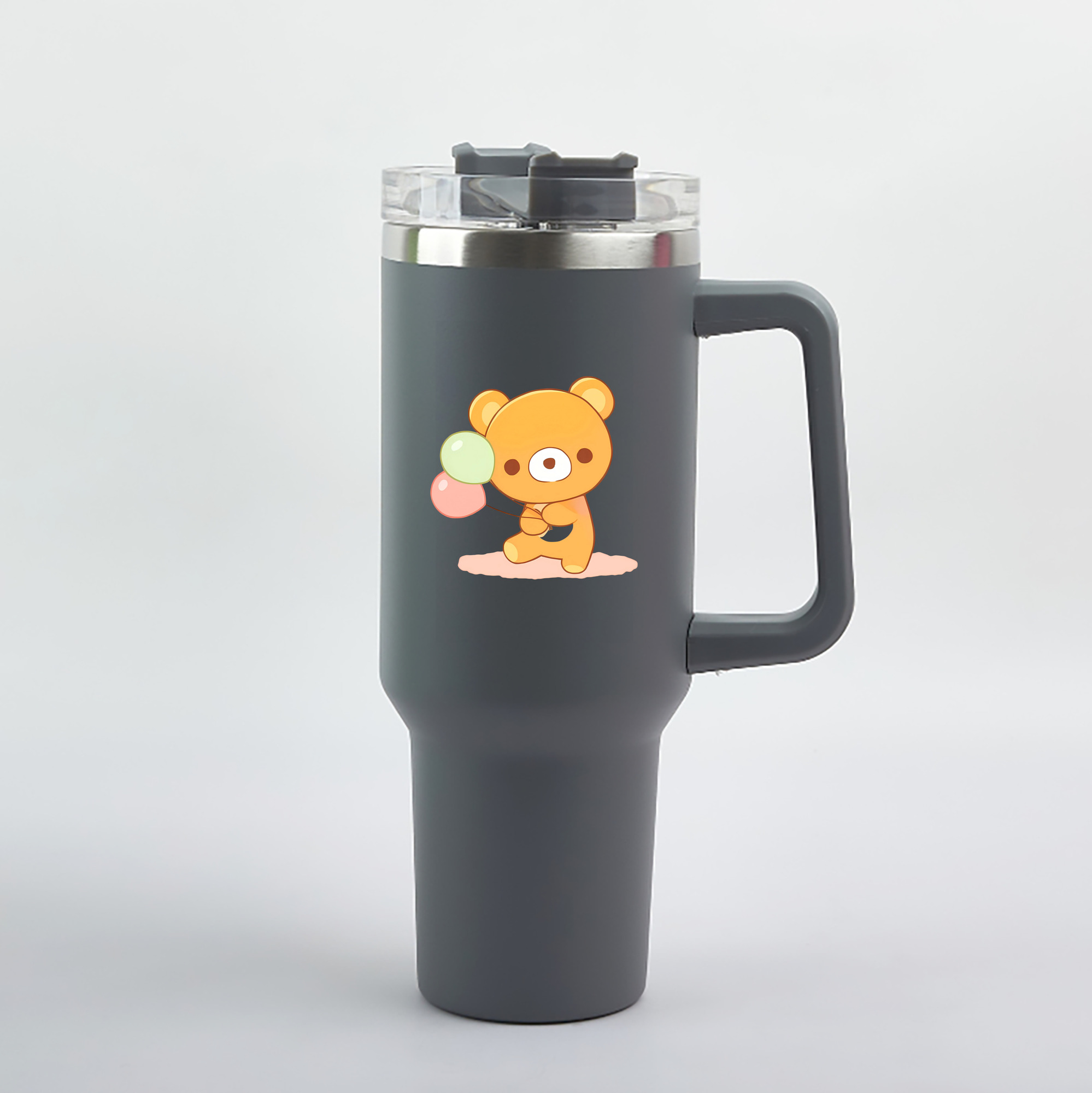 （画像用） リラックマ リラックマ キイロイトリ Rilakkuma Korilakkuma Kiiroitori 1200mL車用タンブラー（カラープリント）