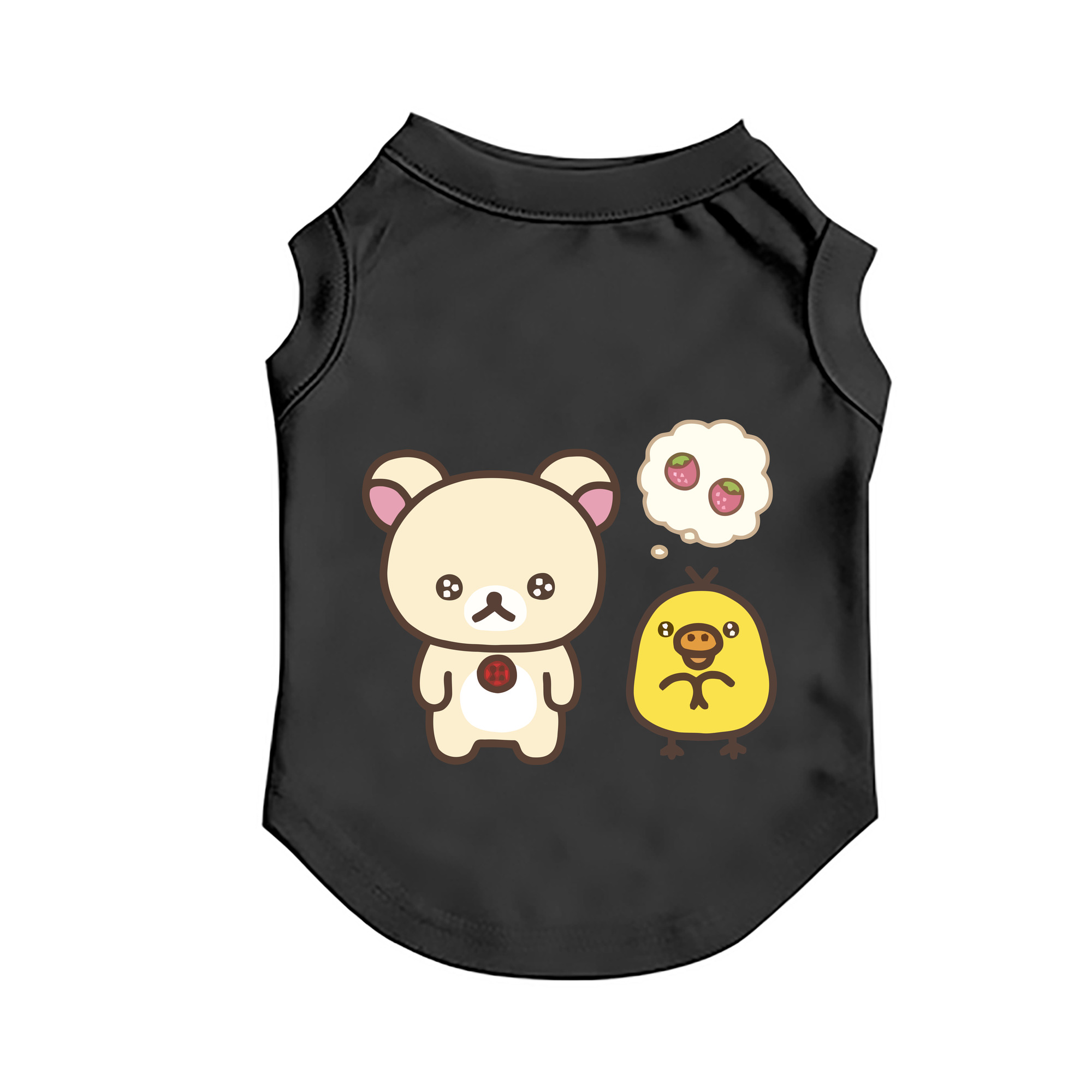 （画像用） リラックマ リラックマ キイロイトリ Rilakkuma Korilakkuma Kiiroitori ペット用ベスト