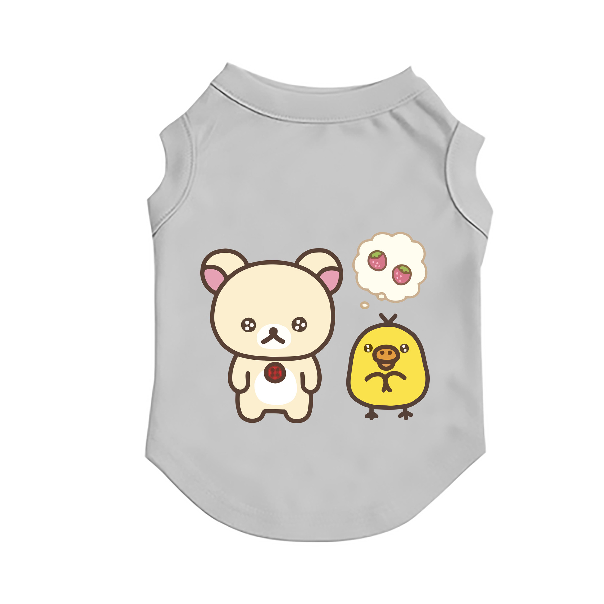 （画像用） リラックマ リラックマ キイロイトリ Rilakkuma Korilakkuma Kiiroitori ペット用ベスト