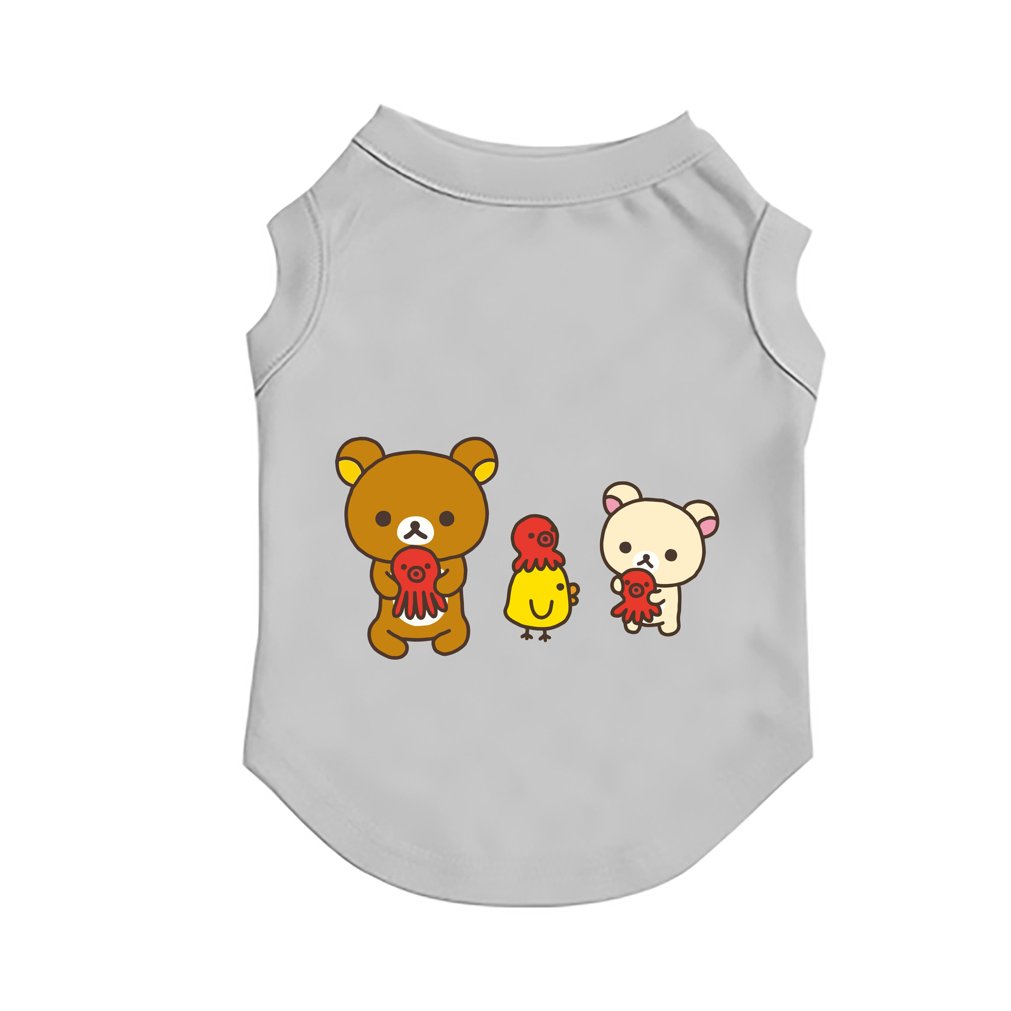 （画像用） リラックマ リラックマ キイロイトリ Rilakkuma Korilakkuma Kiiroitori ペット用ベスト