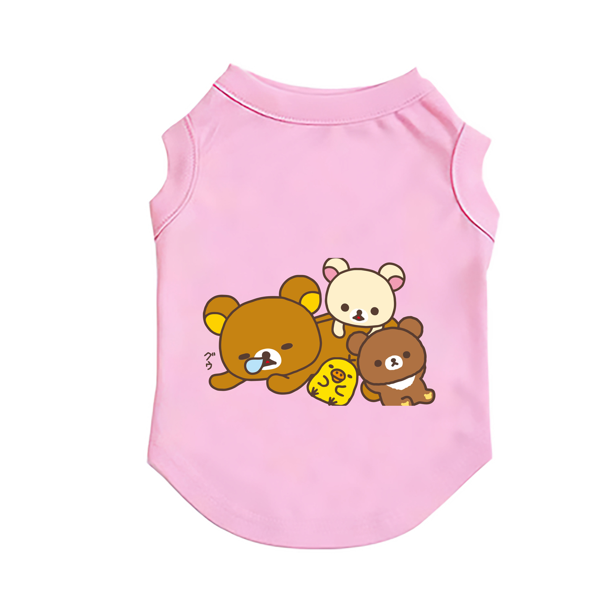 （画像用） リラックマ リラックマ キイロイトリ Rilakkuma Korilakkuma Kiiroitori ペット用ベスト