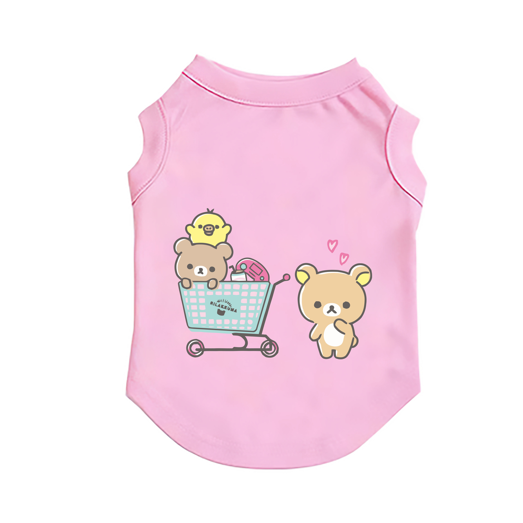 （画像用） リラックマ リラックマ キイロイトリ Rilakkuma Korilakkuma Kiiroitori ペット用ベスト