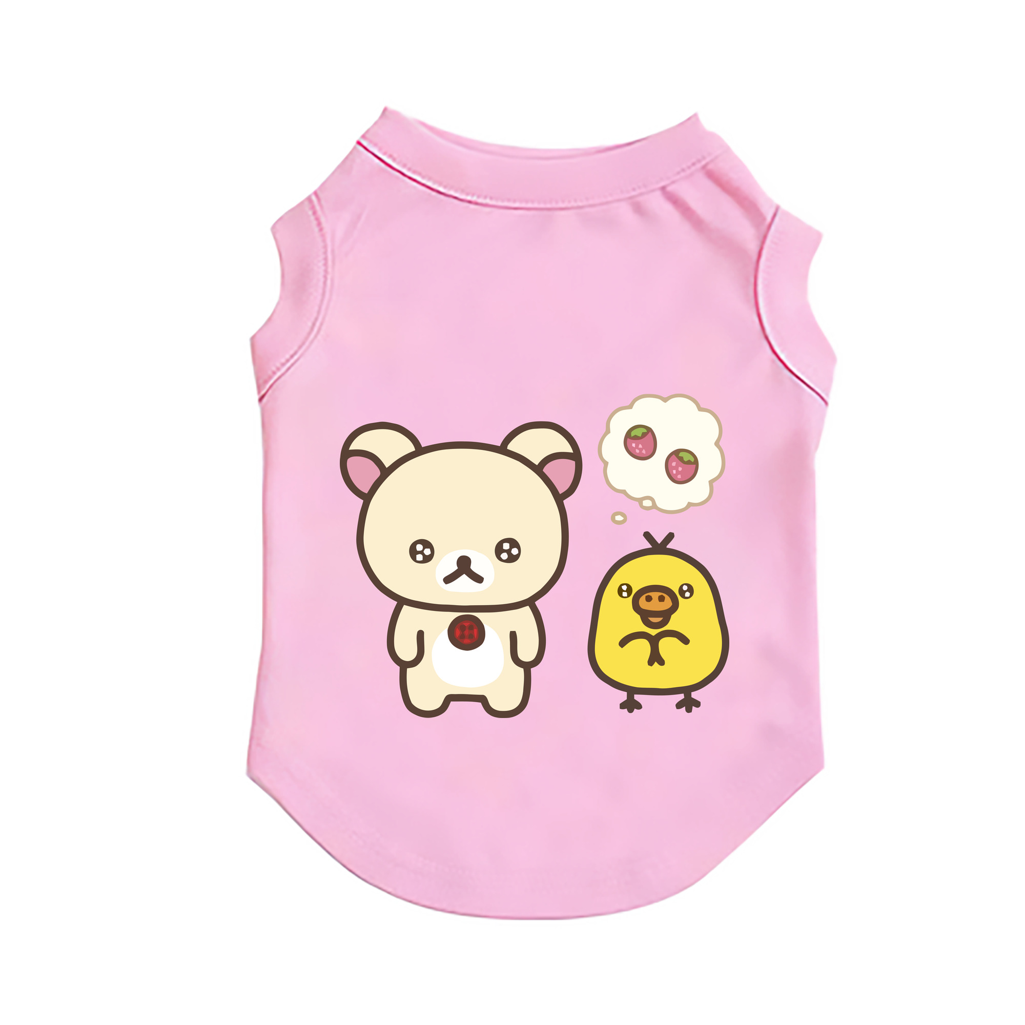 （画像用） リラックマ リラックマ キイロイトリ Rilakkuma Korilakkuma Kiiroitori ペット用ベスト