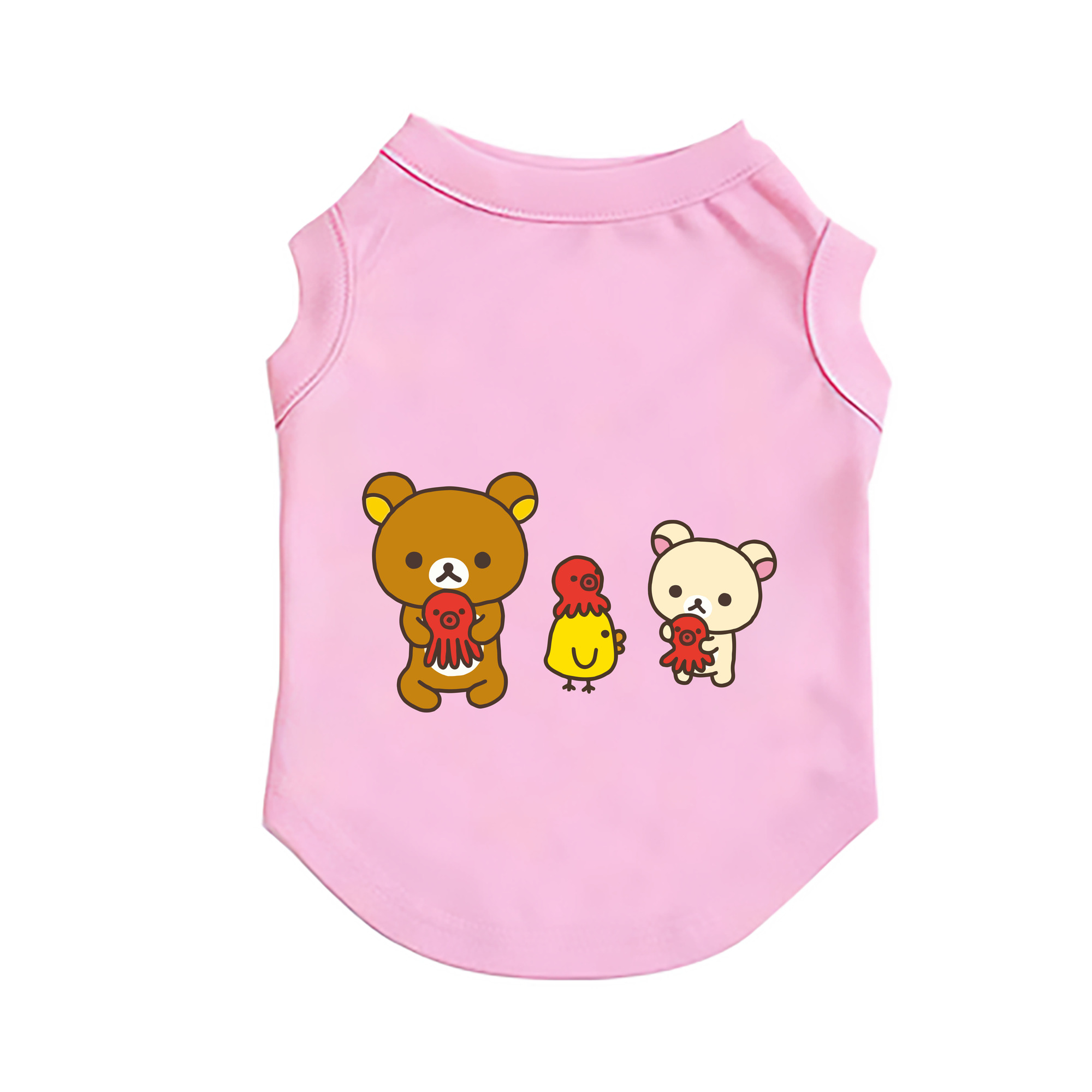 （画像用） リラックマ リラックマ キイロイトリ Rilakkuma Korilakkuma Kiiroitori ペット用ベスト