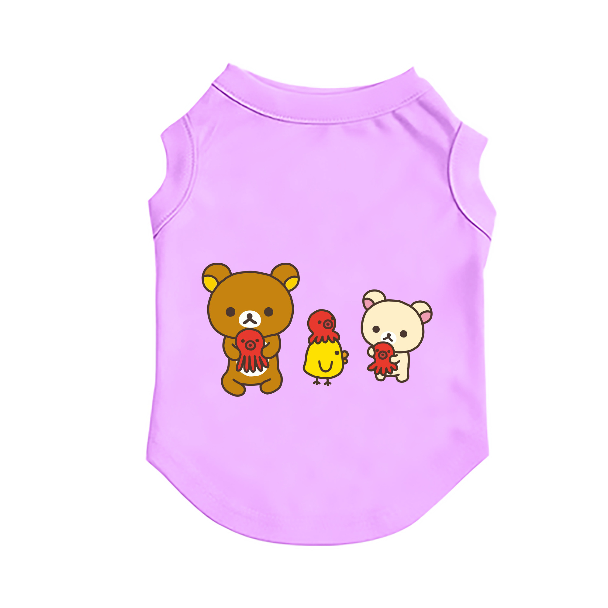（画像用） リラックマ リラックマ キイロイトリ Rilakkuma Korilakkuma Kiiroitori ペット用ベスト